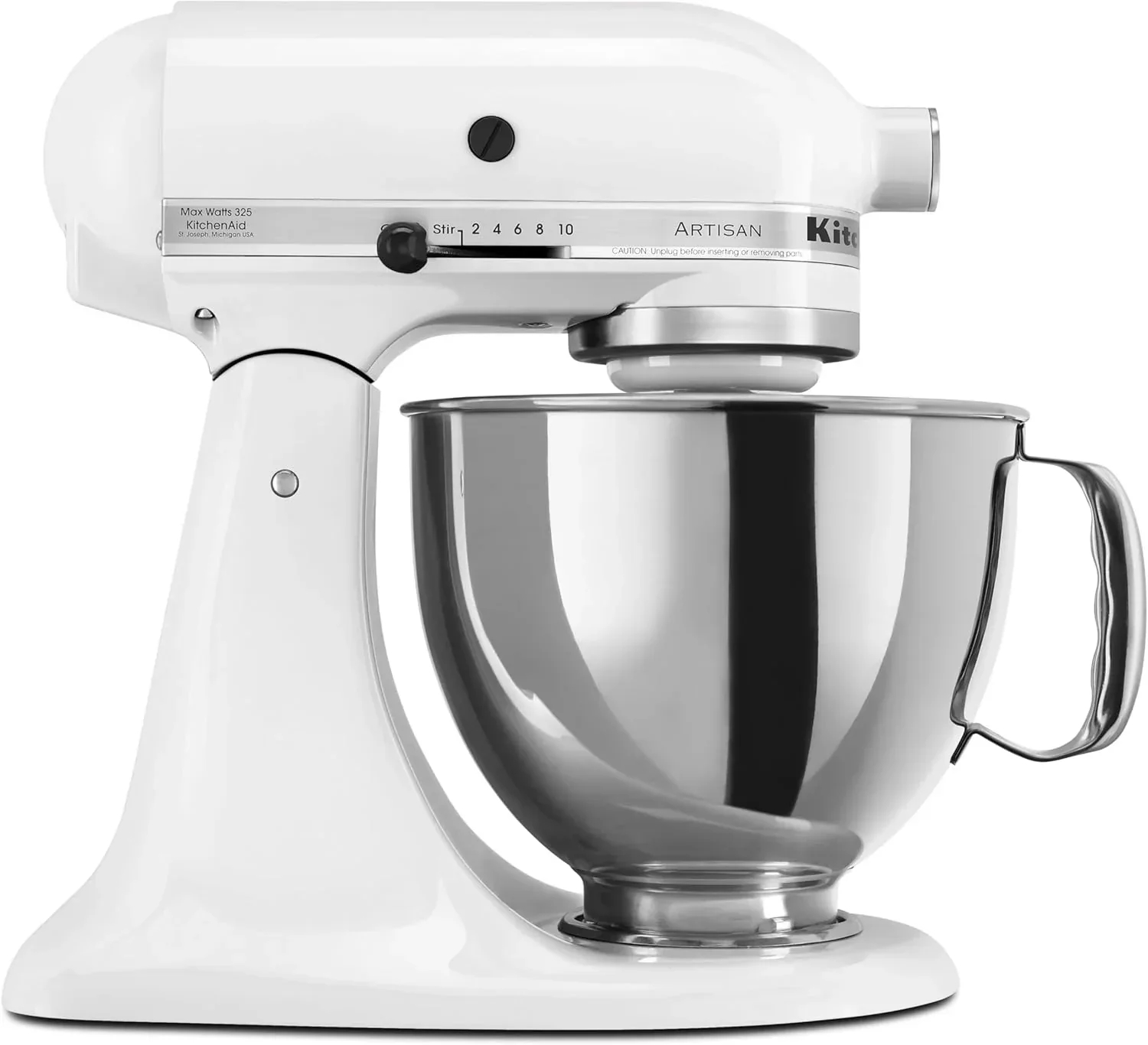 Robot pâtissier KitchenAid Artisan 5 pintes à tête inclinable avec clapet anti-retour
