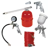 Compressed air accessory set accessory set 5 pcs.