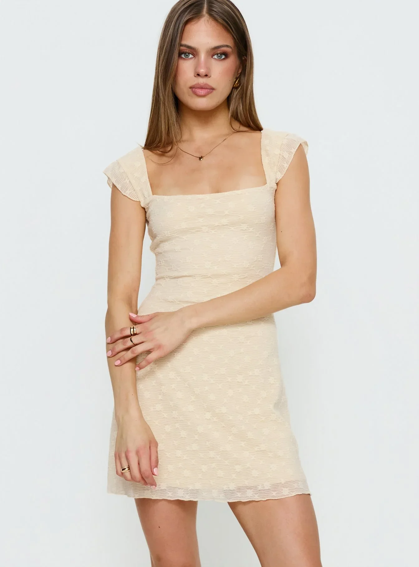 Lanchester Mini Dress Butter Yellow