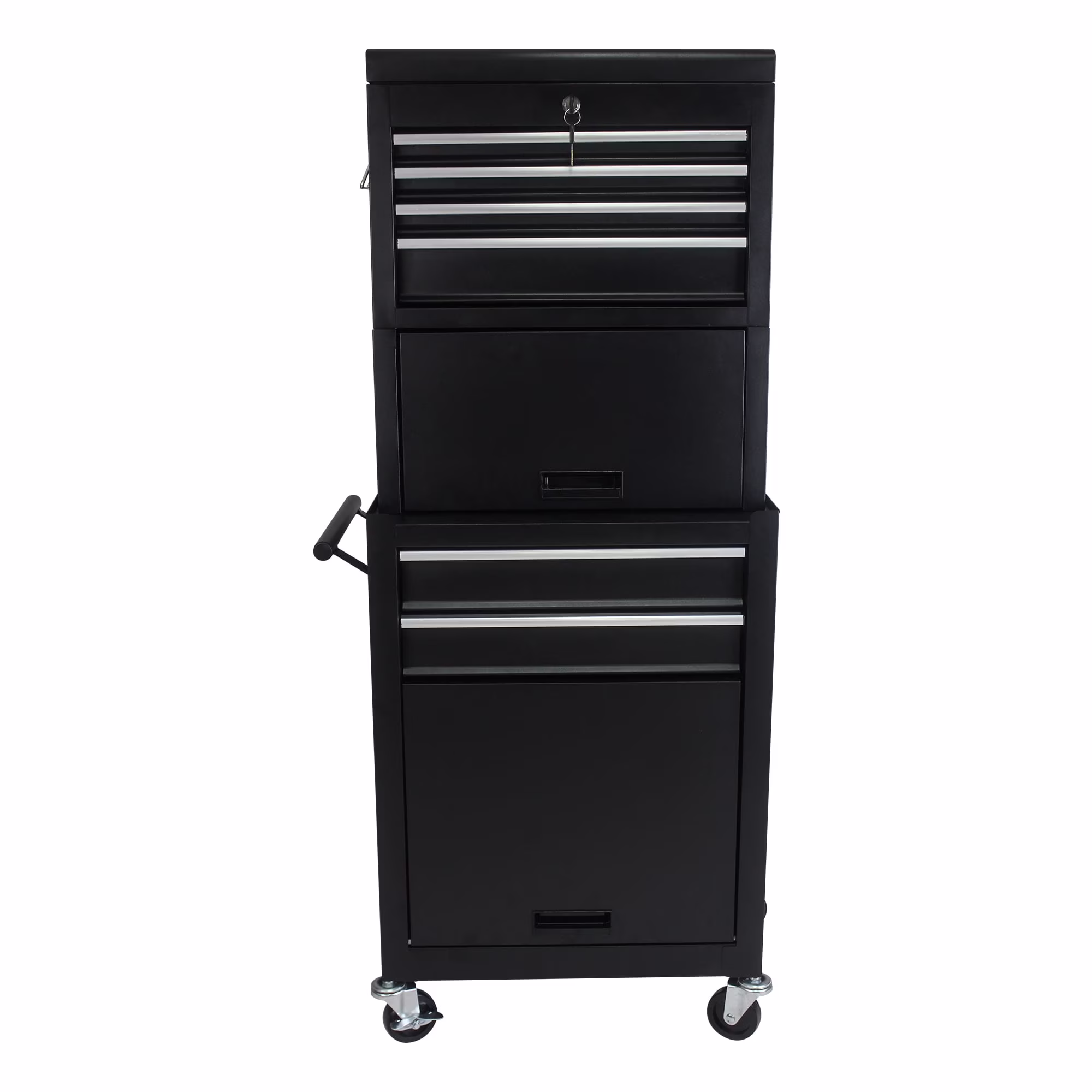 ARTMAN 6-Drawer  2 in 1 Mechanic Tool Box Storage Cabinet,High Capacity Rolling Tool Chest with Wheels and Drawers  for Garage Workshop Warehouse Repair Shop