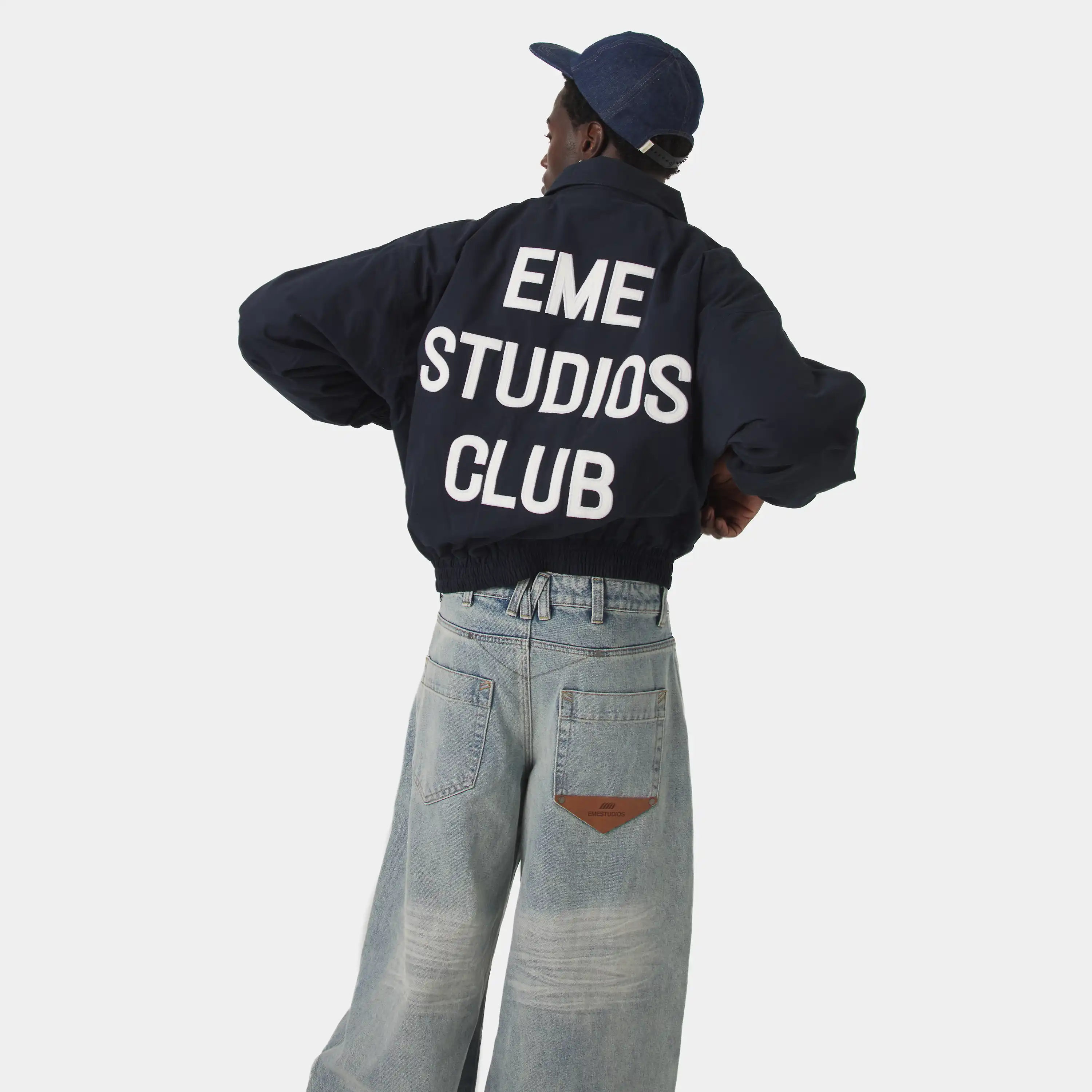Chulo G Navy Reverse Coat