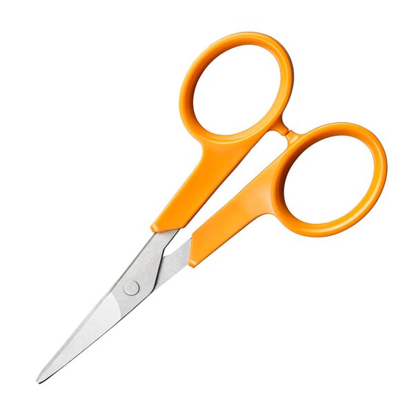 Classic broderisaks 10 cm buet oransje