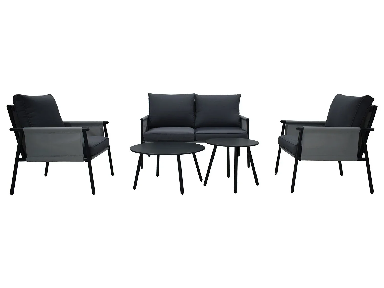 Quadrato Outdoor Ensemble de salon  Textilen , 5 pices, en matriau rsistant aux intempries