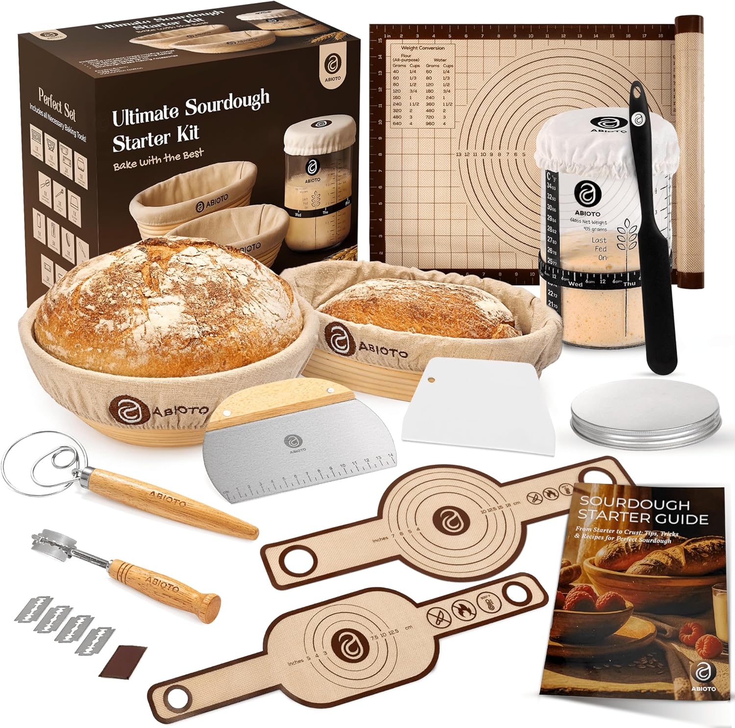 Sourdough Starter Kit with 10