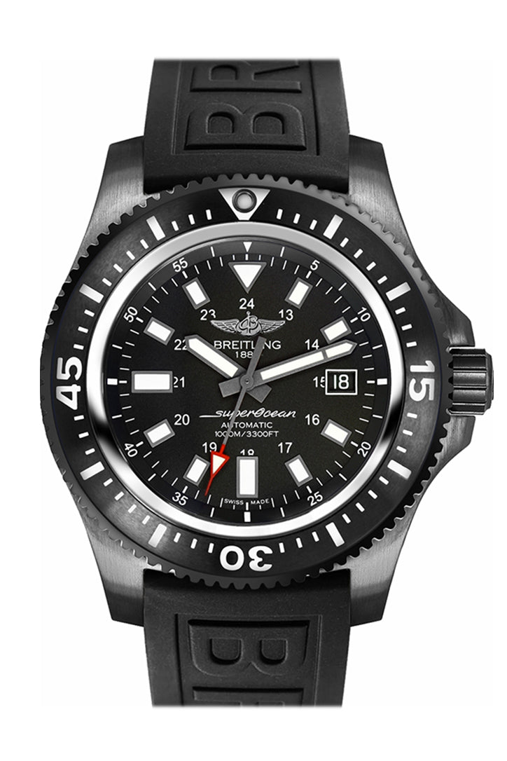 [Super Clone]Breitling Superocean 44mm Special Black Rubber M1739313 BE93