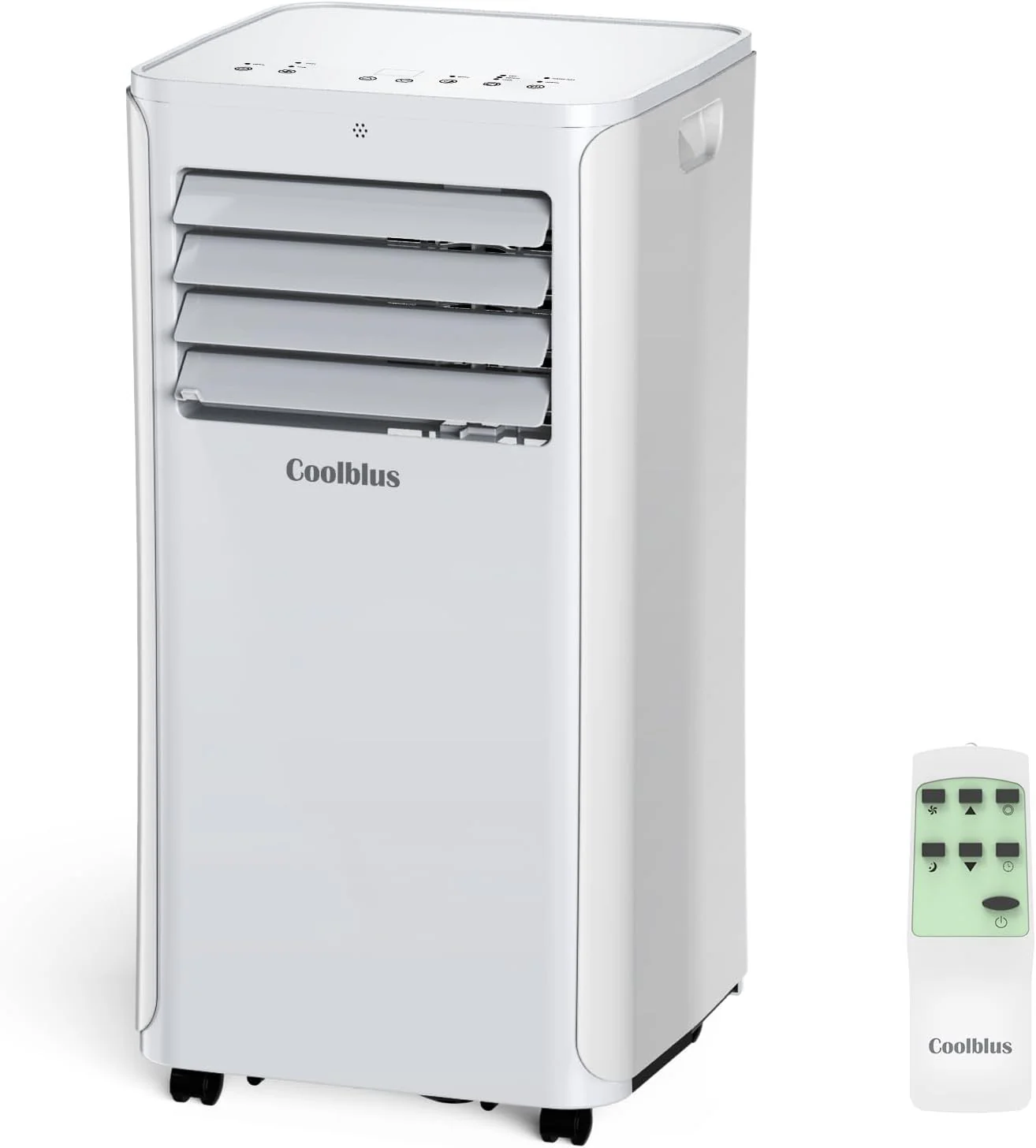 Portable Air Conditioner,8500 BTU portable ac up to 360 Sq,3 IN 1 with Remote Control,White