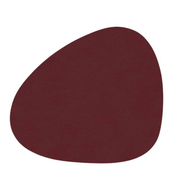 Nupo Curve glassbrikke 11x13 cm Burgundy