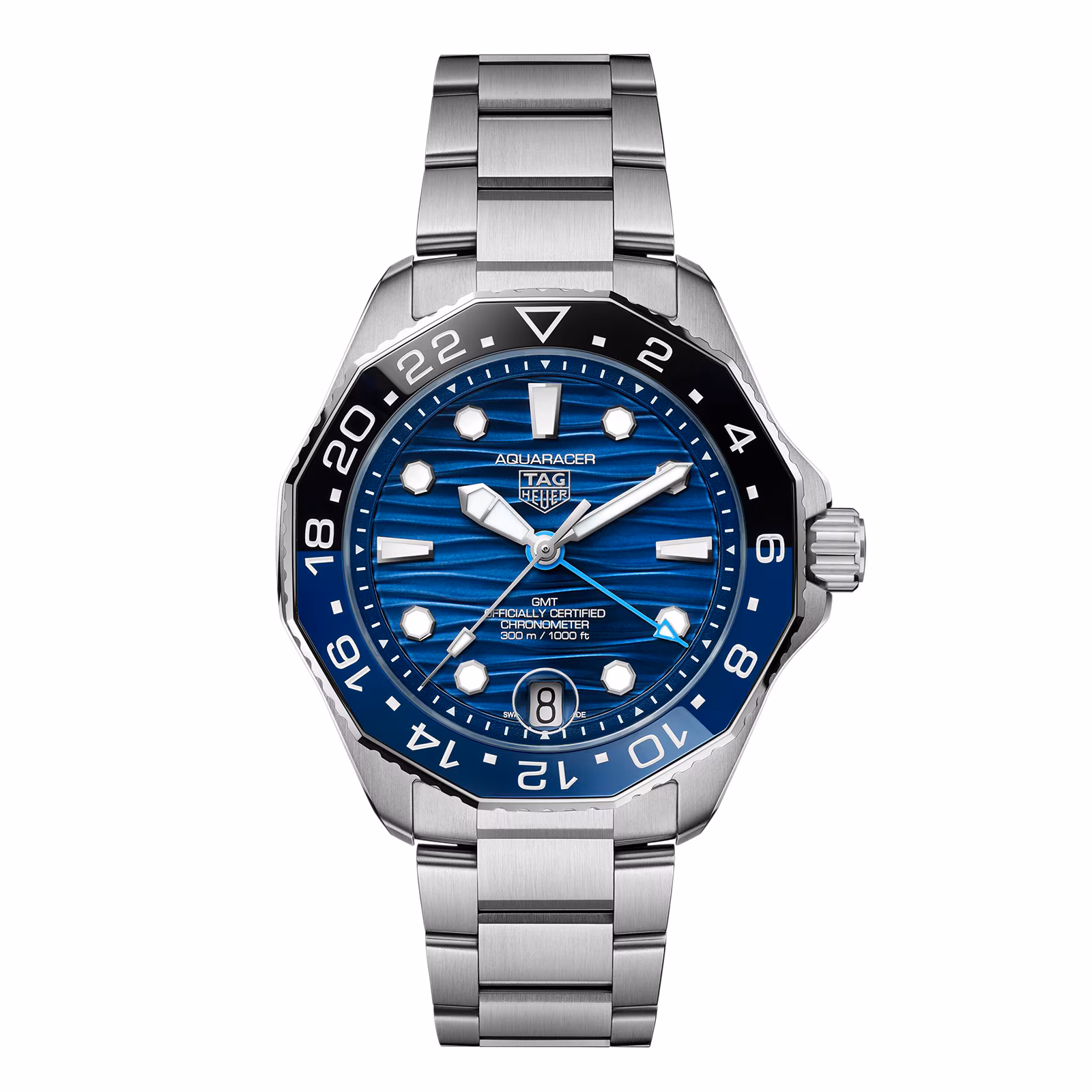 【Super Clone】TAG Heuer Aquaracer Professional 300 GMT 42mm Mens Watch Blue WBP5114.BA0013