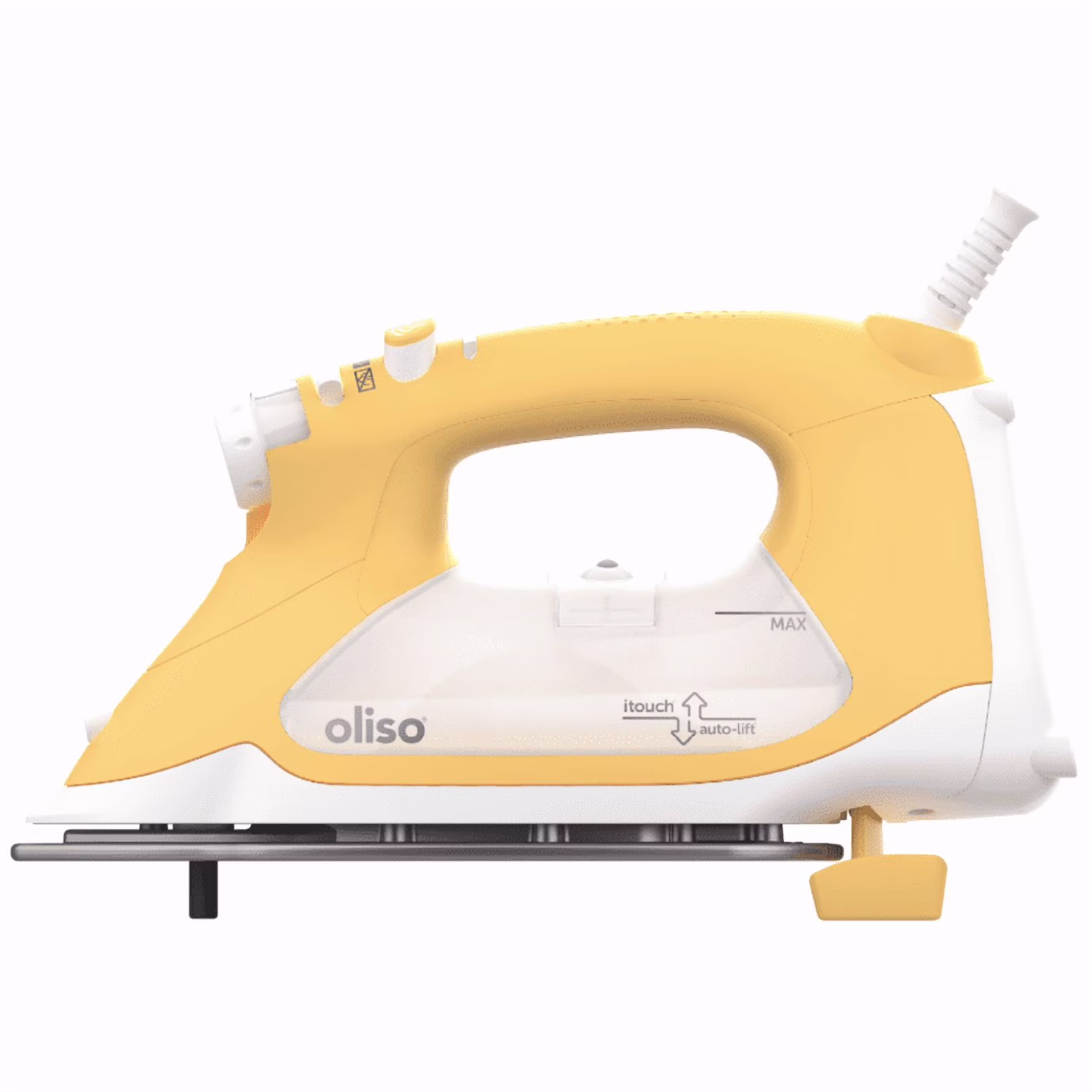 TG1600 Pro Plus 1800 Watt SmartIron with Auto Lift for Clothes, Sewing, Quilting and Crafting Ironing | Diamond Ceramic-Flow Soleplate Steam Iron, Yellow(Yellow)