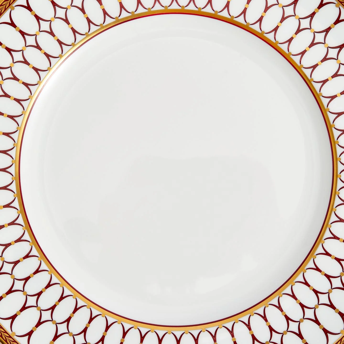 Renaissance Red Dinner Plate