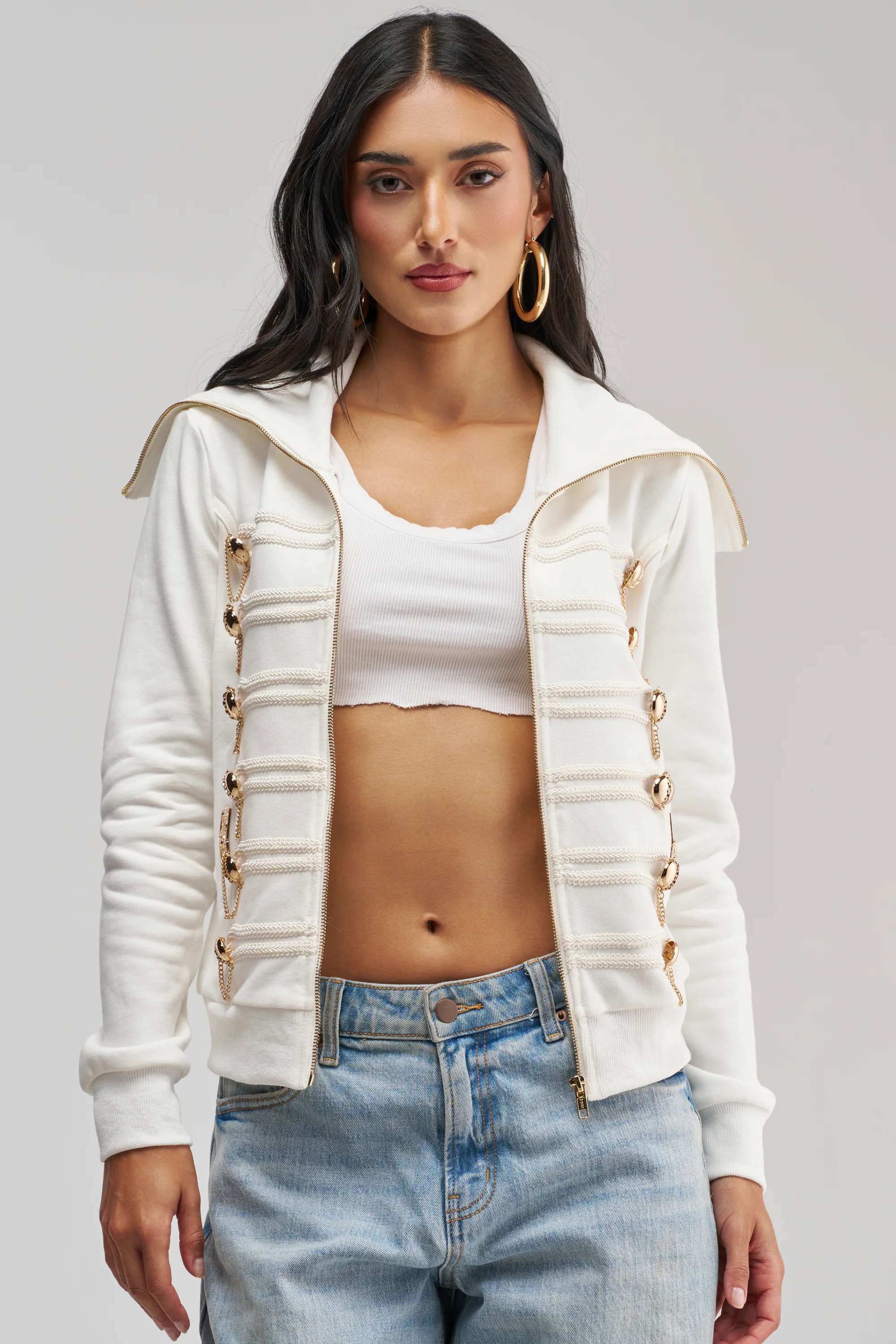 OUT OF YOUR LEAGUE EMBELLISHED SWEATSHIRT - Akira Store