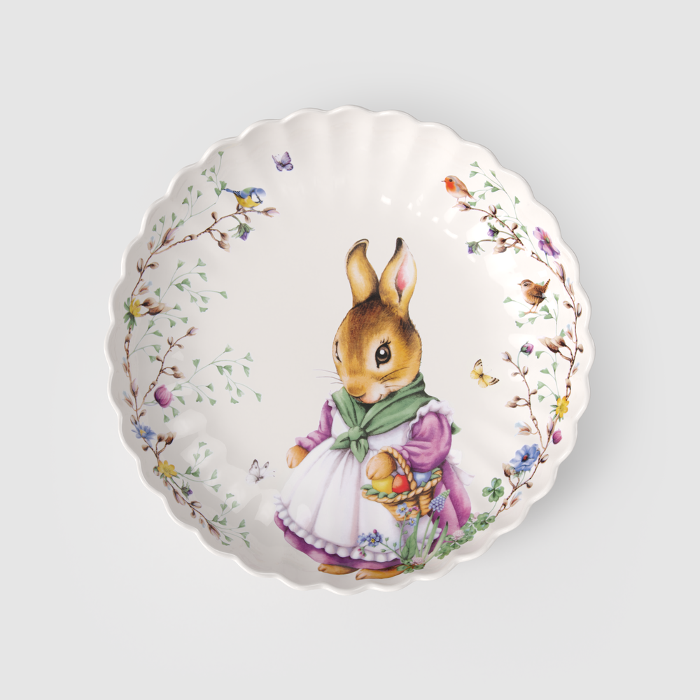 Spring Fantasy Centerpiece bowl - Multi-colored, 28.8 oz, Premium Porcelain