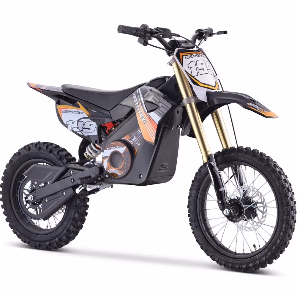 48v Pro Electric Dirt Bike 1800w Lithium Orange(Orange)