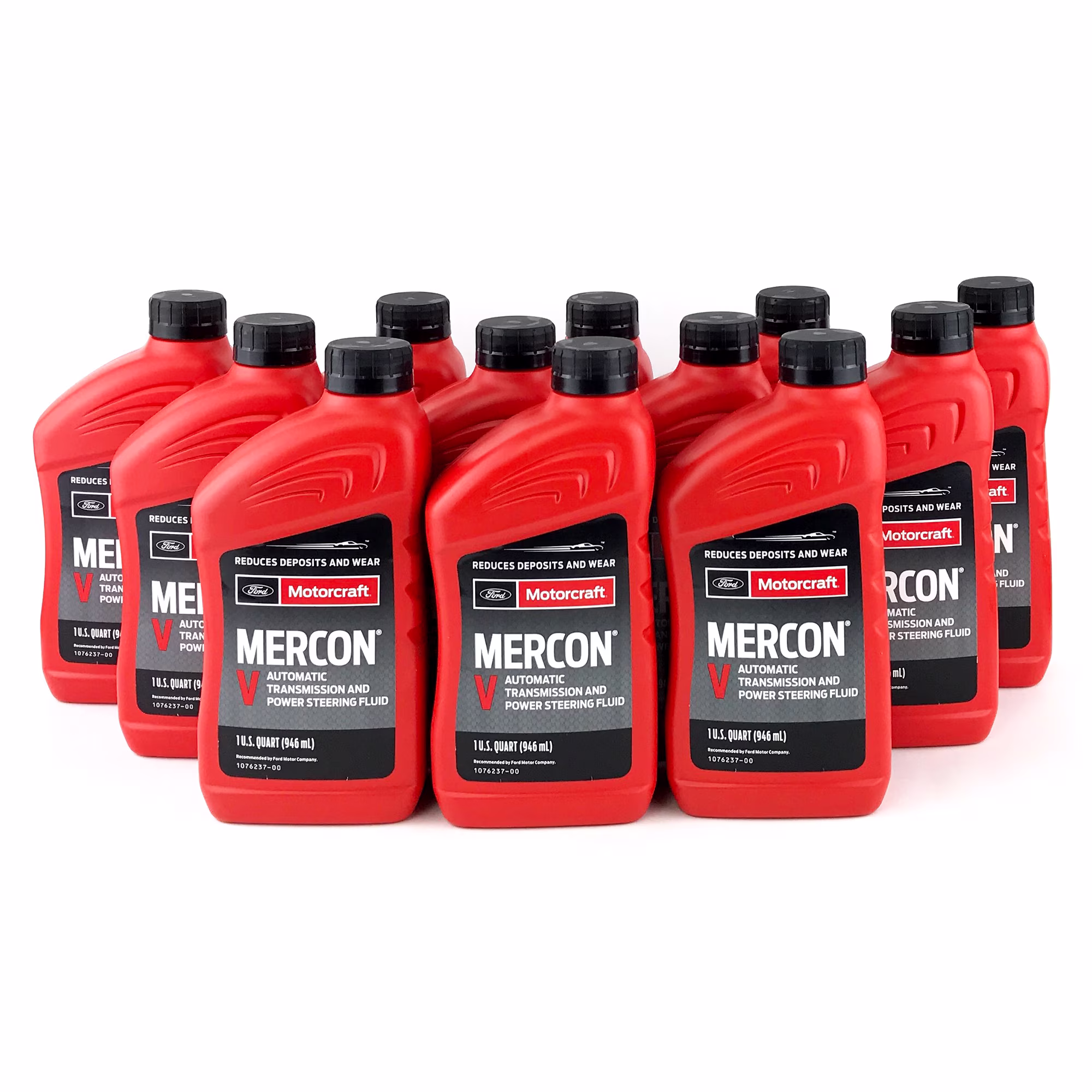 Mercon V Transmission Fluid Case of 12 Quarts Fits select: 2006-2009 FORD F150, 2006-2008 FORD ESCAPE