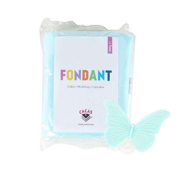 Fondant 250g babyblå