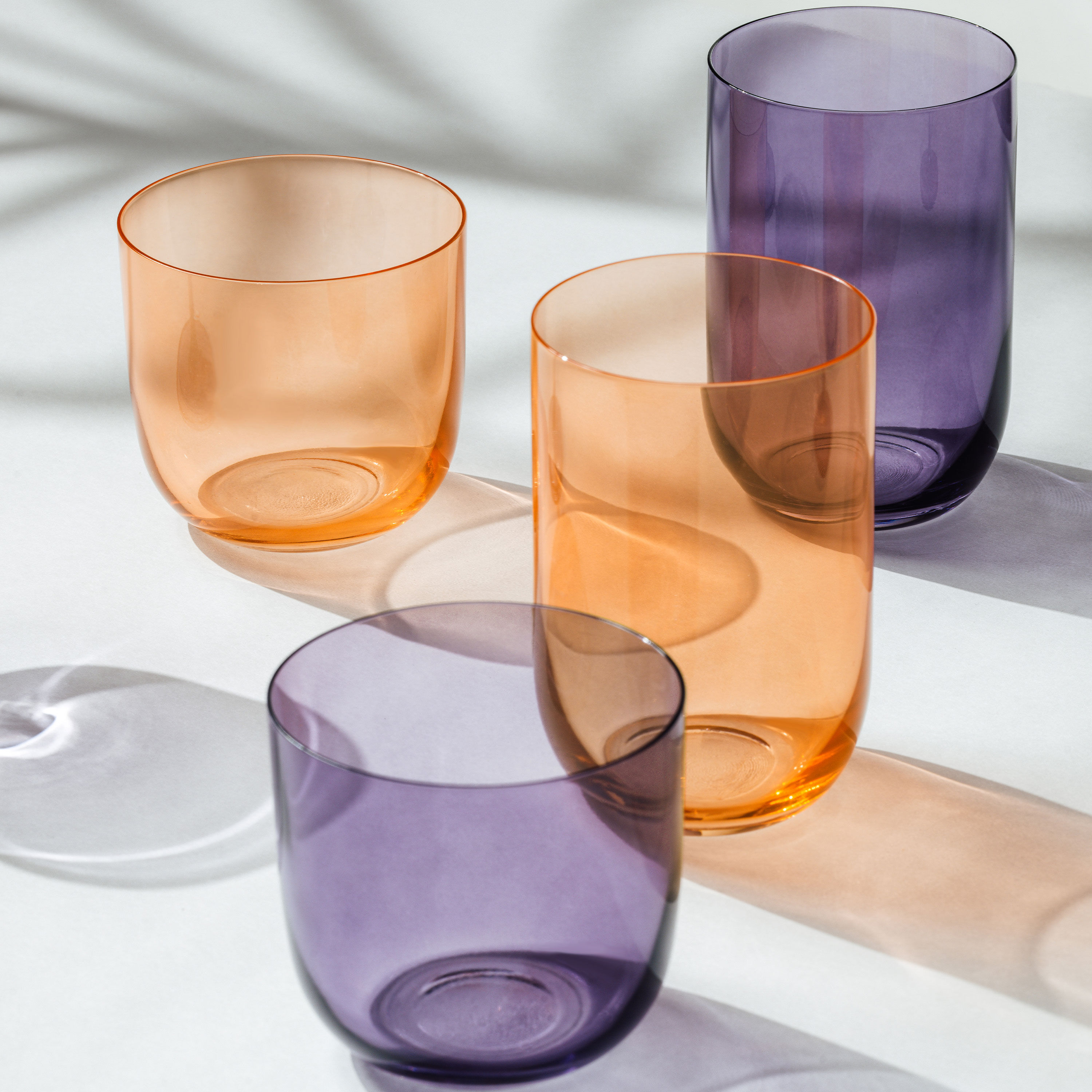 Like Glass Water glass - Orange, 6.8 oz, glass