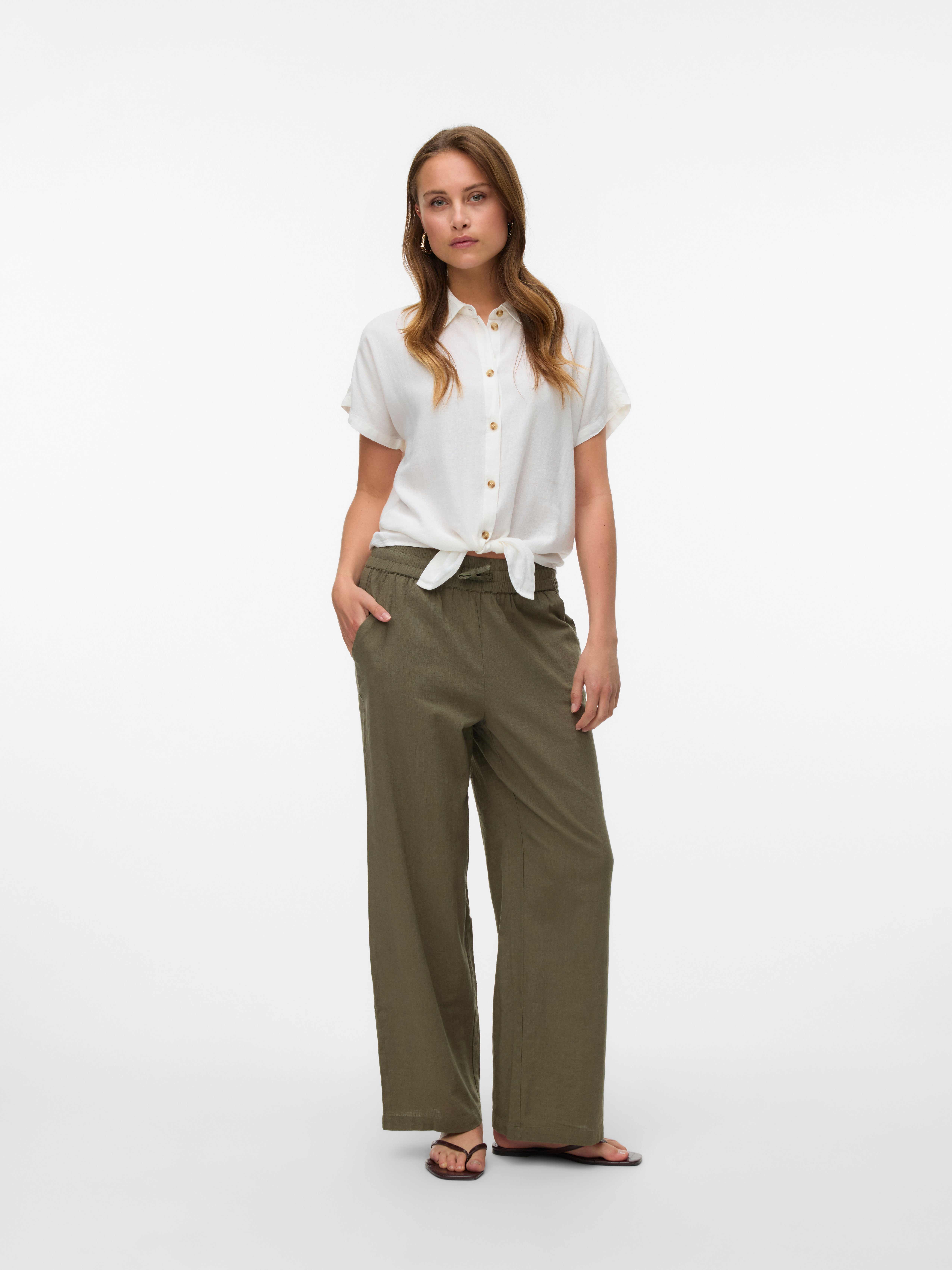 VERO MODA® VMCAIA Mid waist Trousers