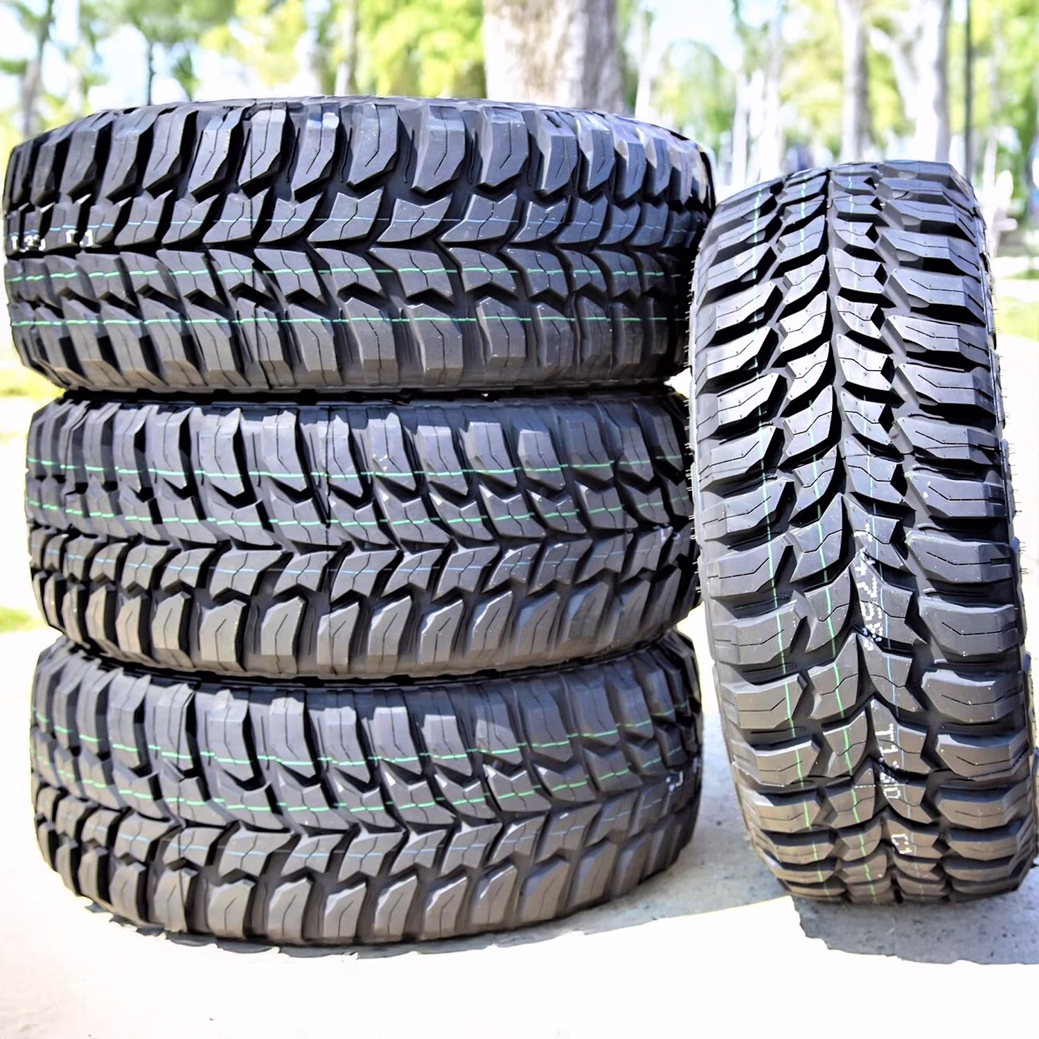 Set of 4 (FOUR) Crosswind M/T LT 235/85R16 Load E 10 Ply MT Mud Tire