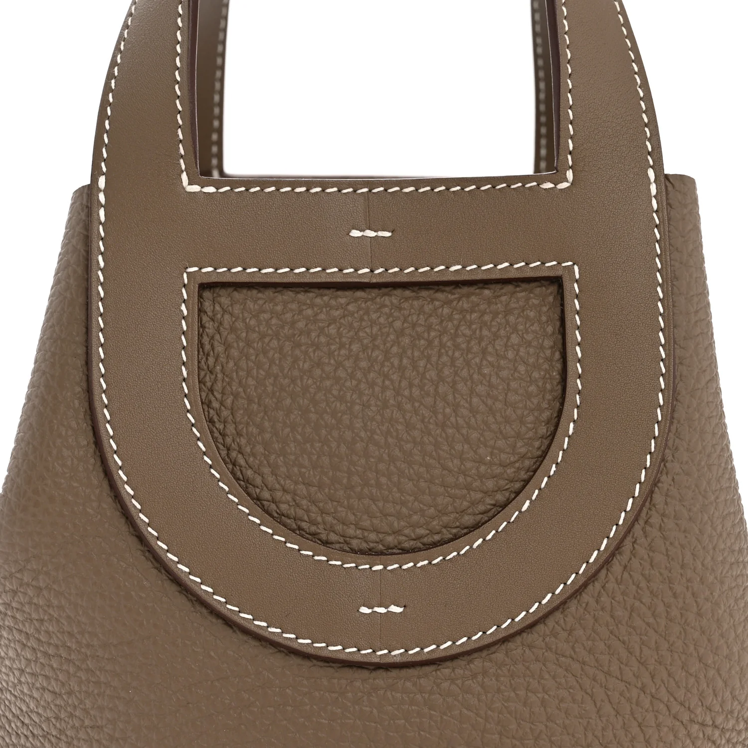 Taurillon Clemence Swift In-The-Loop 18 Bag Etoupe