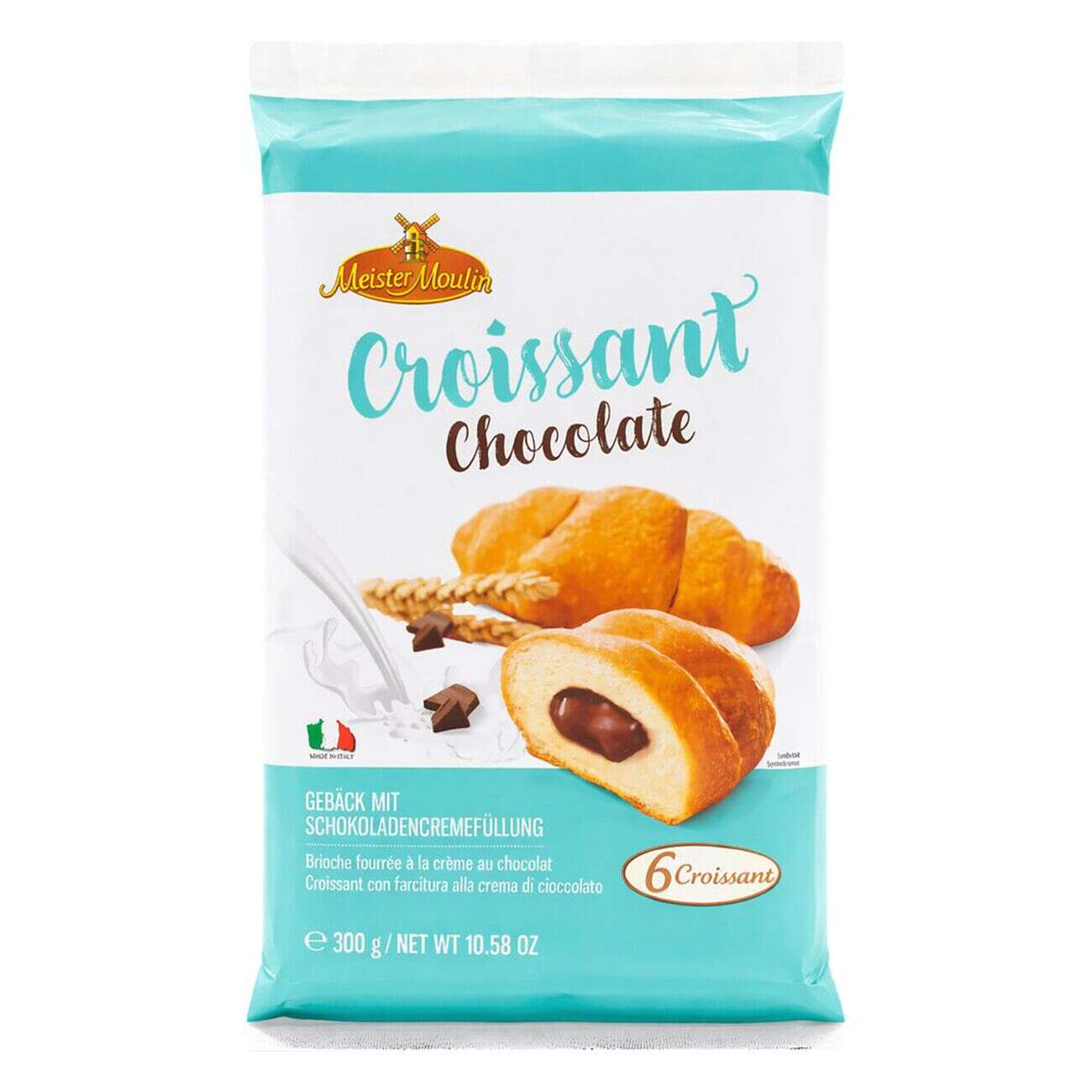 Croissant fourré crème chocolat 6x50gr