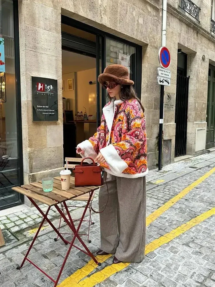 Sophie Paris | Manteau à motifs bohème