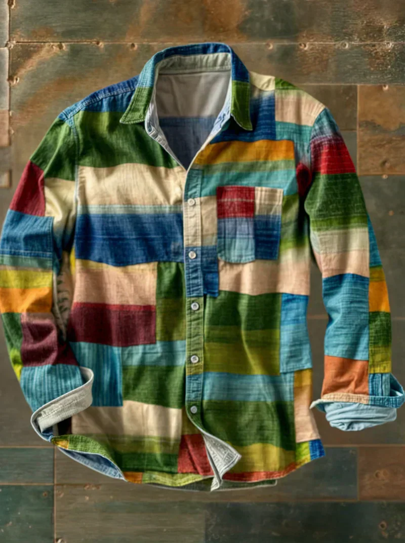 Duval Paris™| CHEMISE MOSAÏQUE SIGNATURE