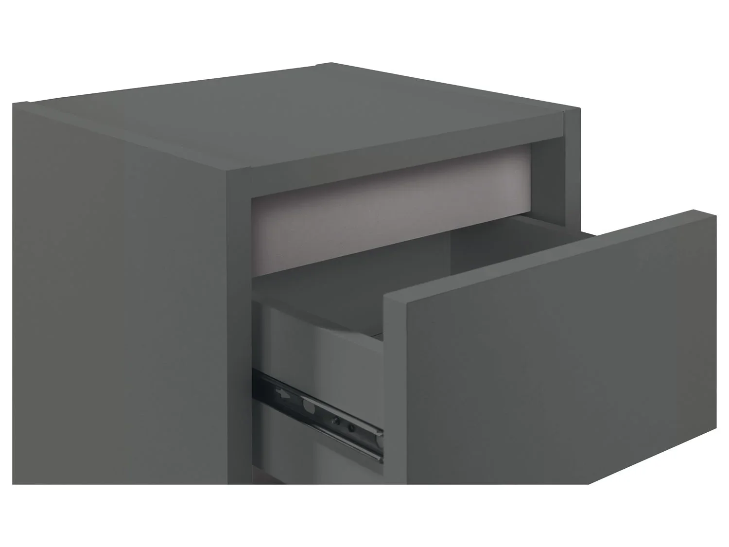 LIVARNO home Armoire latrale de salle de bains Oslo, 32 x 99 x 30 cm, anthracite