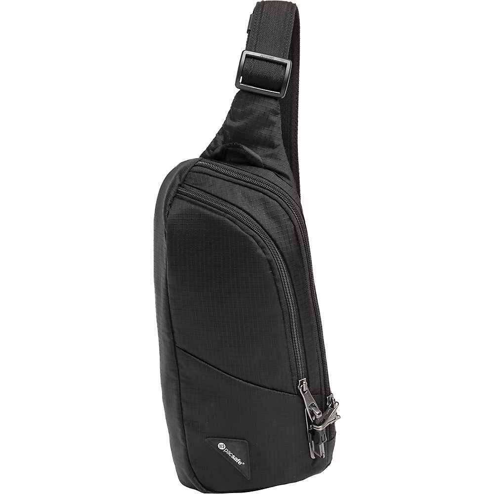 Vibe 150 Anti Theft Sling Bag(Jet Black)