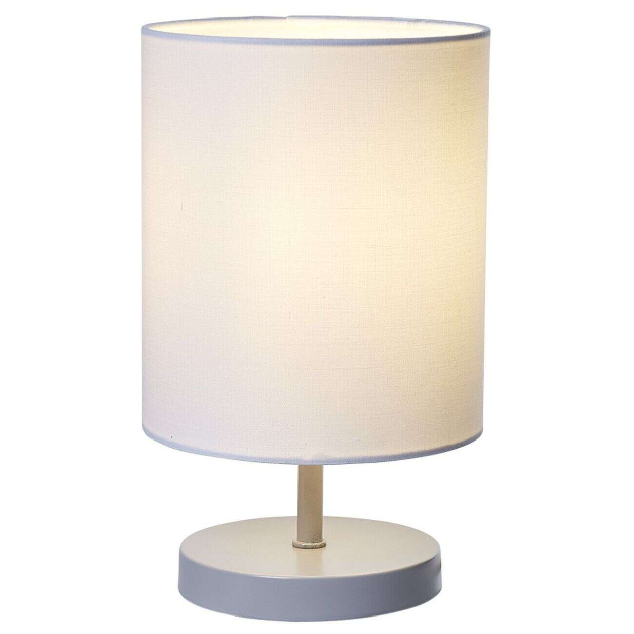 Lampe de chevet métal gris