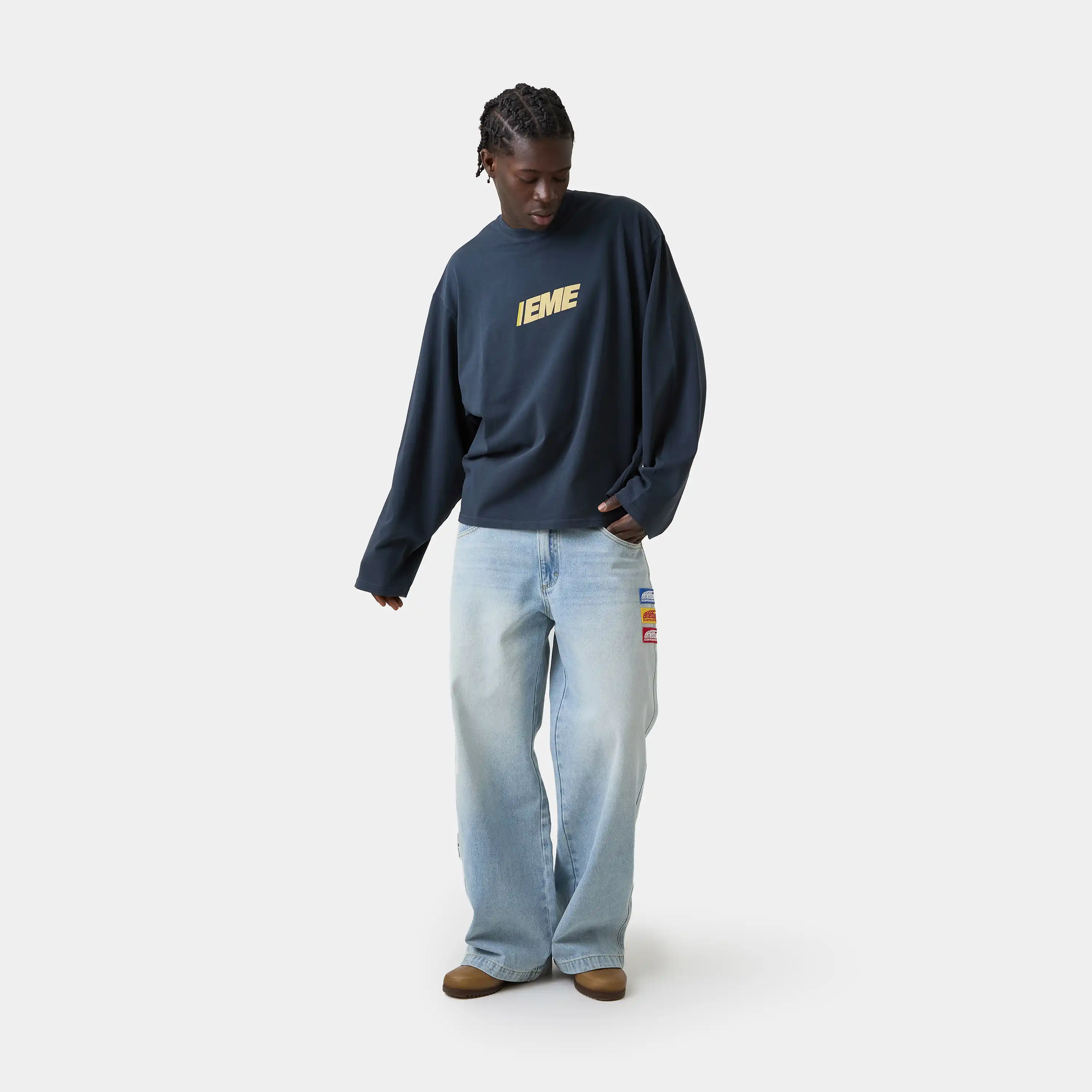 Thrill Navy Long Sleeve