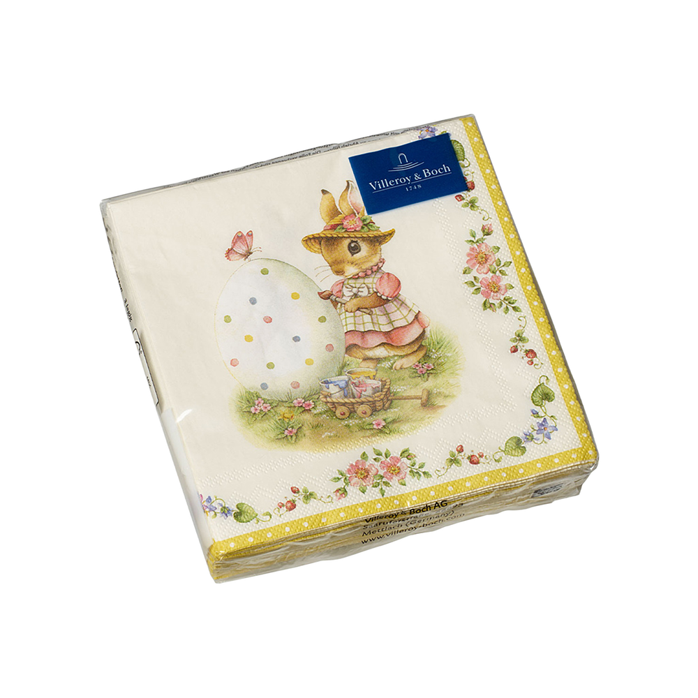 Spring Fantasy Napkins - Multi-colored, 9.9'' x 9.9'' x '', paper