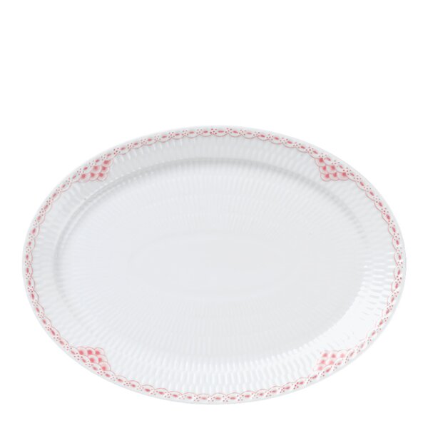 Coral Lace blonde oval tallerken 28 cm