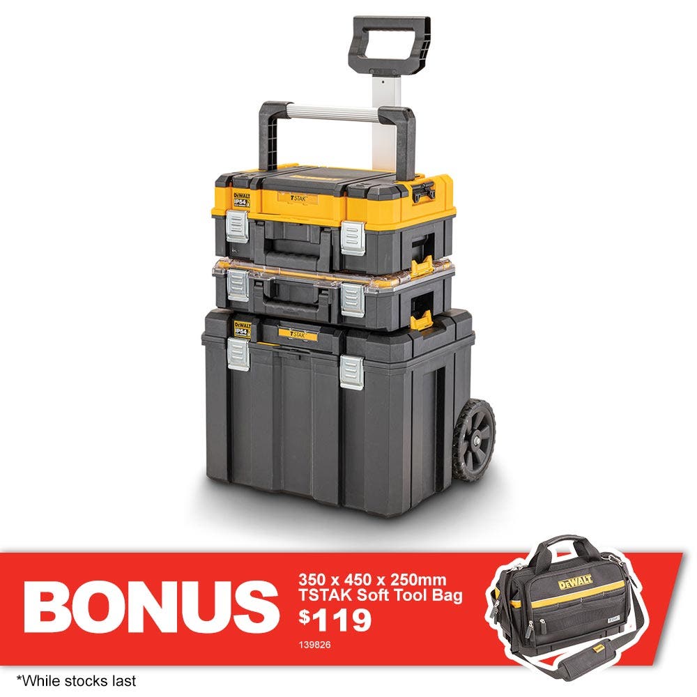 Coffret à outils 3 en 1 DEWALT TSTAKII DWST83411-1