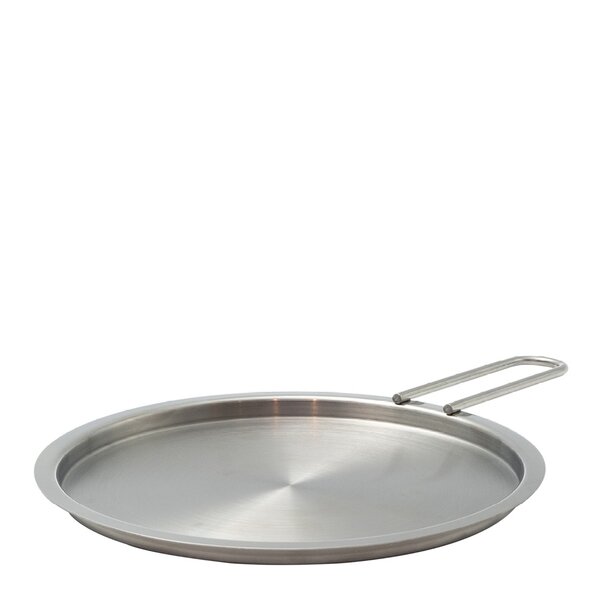 Tallerkenlokk 20 cm rustfritt stål
