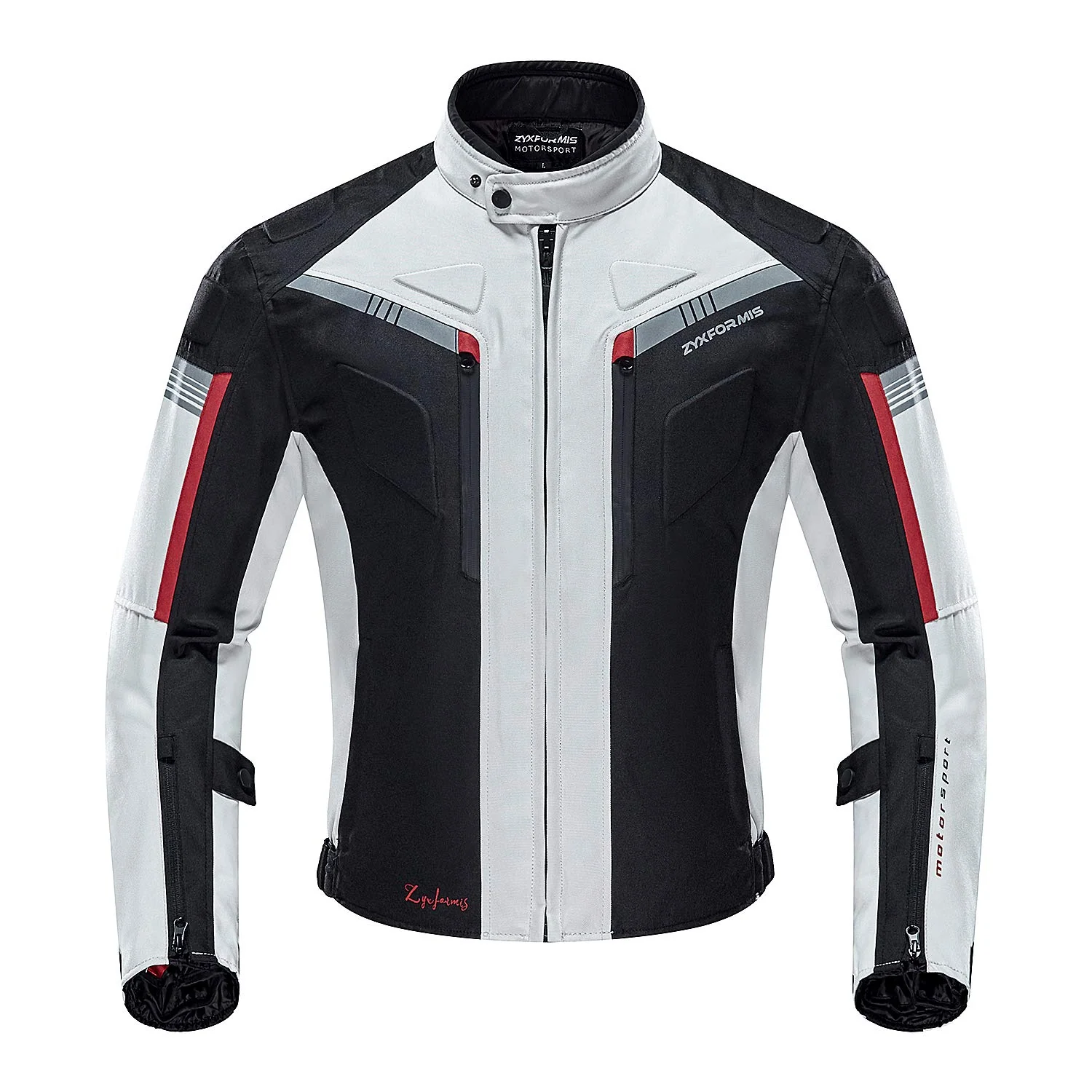 Motorcycle Jacket for Men with Removable CE Armor All Season