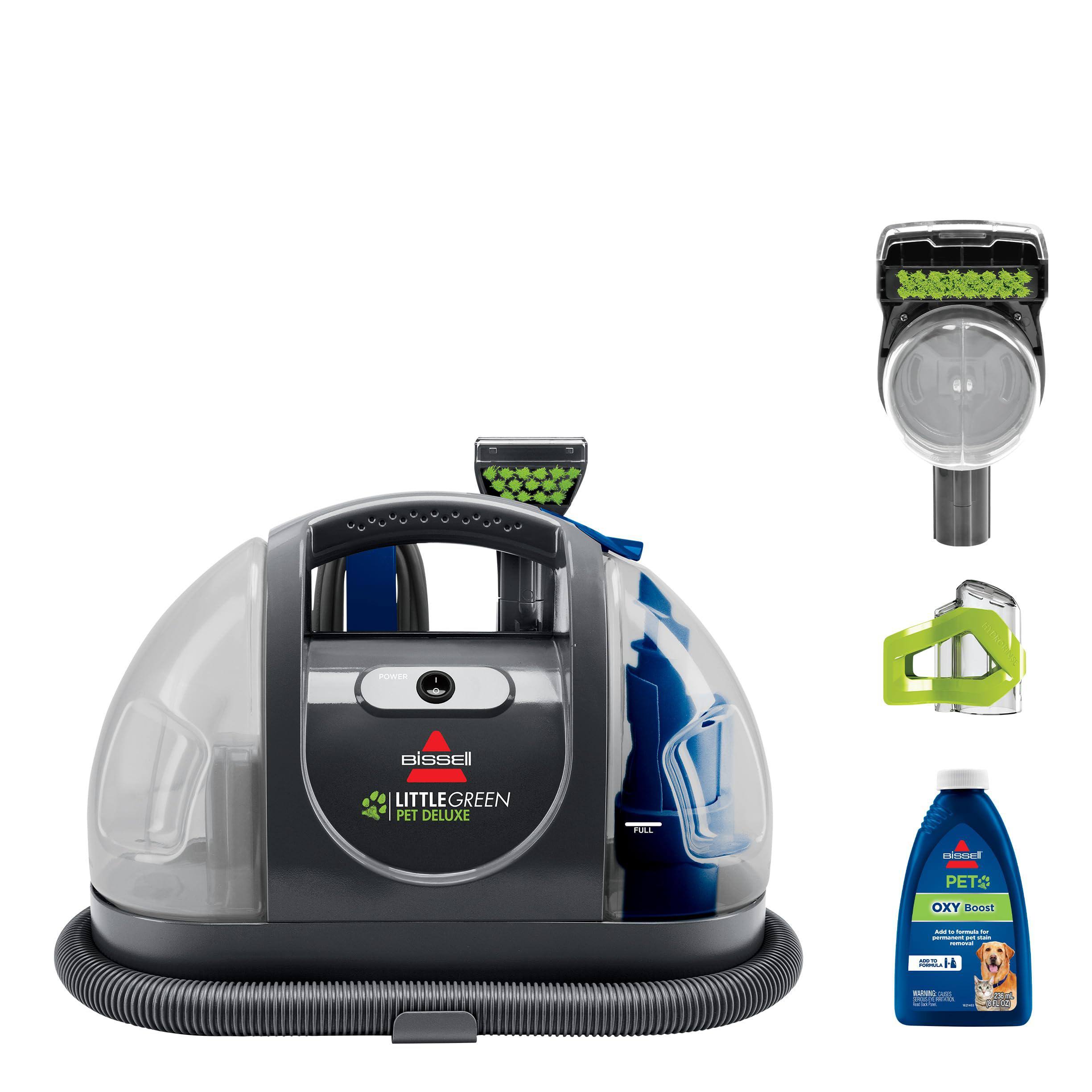 Bissell Little Green Pet Deluxe Portable Carpet Cleaner 3353 Gray/Blue