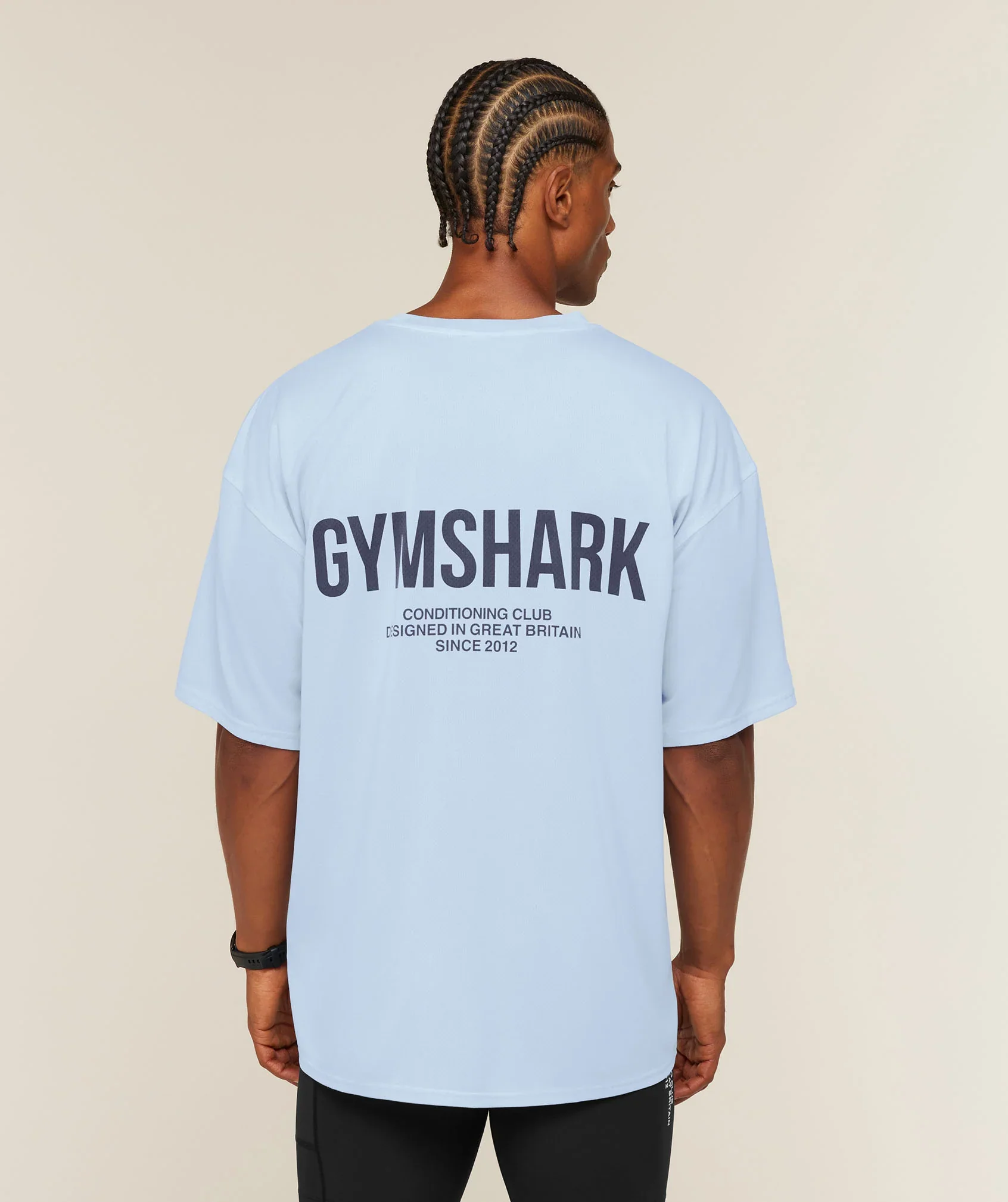 Conditioning Club Washed T-Shirt - Tranquil Blue/Heavy Blue/Wash