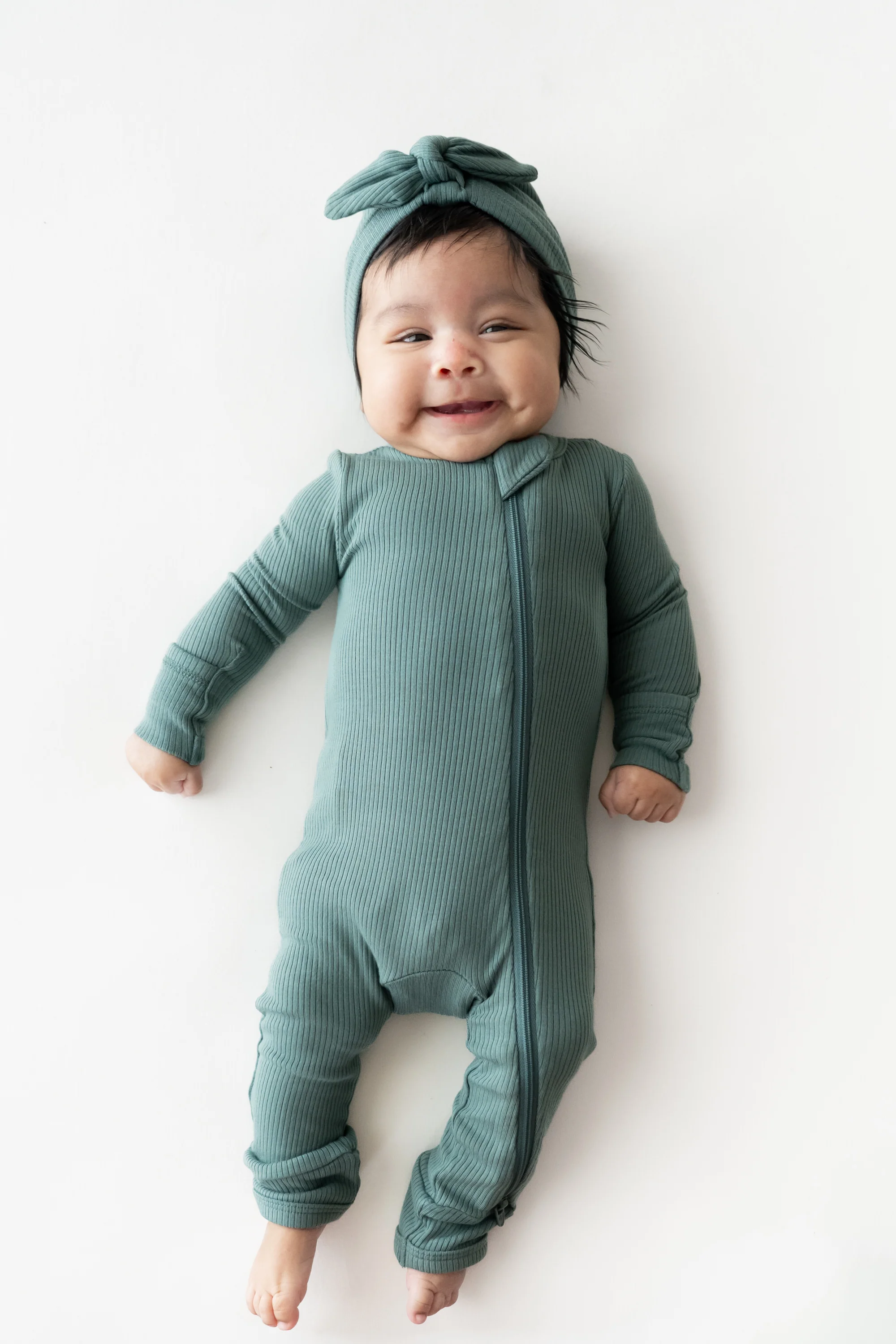 Ribbed Headwrap in Pine