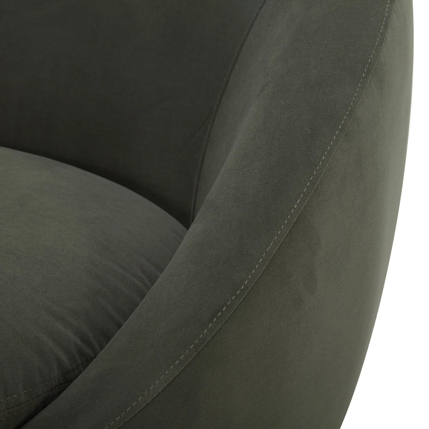 Better Homes & Gardens Mira Swivel Accent Chair, Cream Shearling