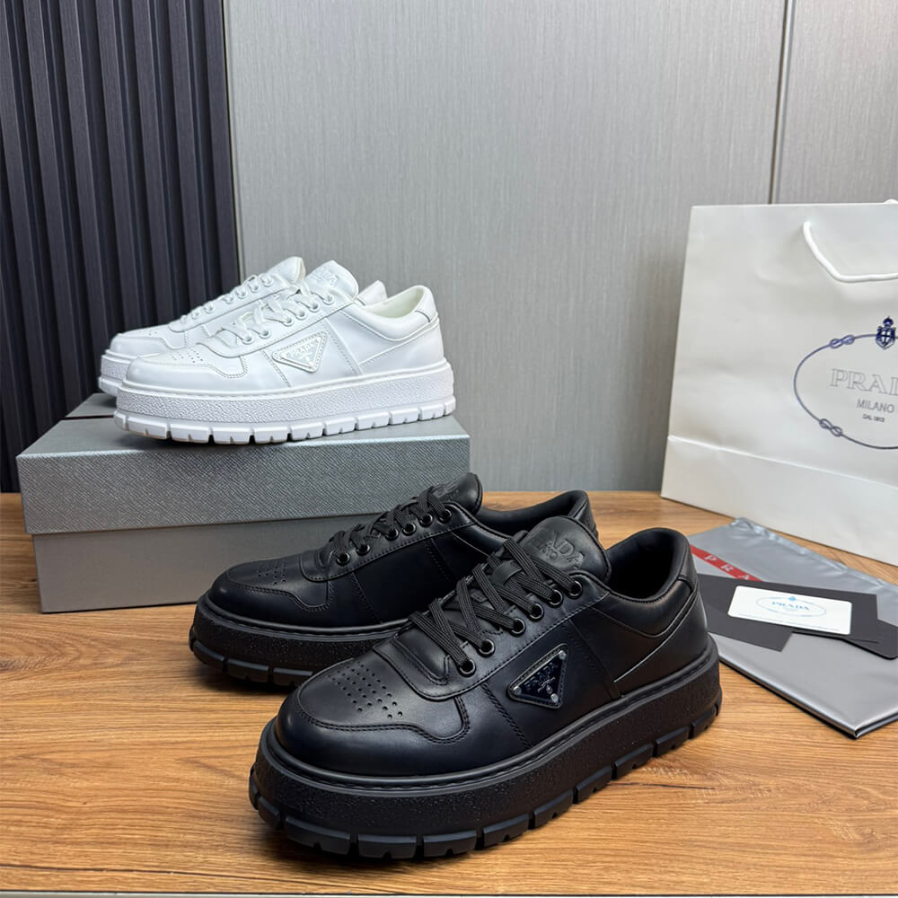 Prada Leather Sneakers