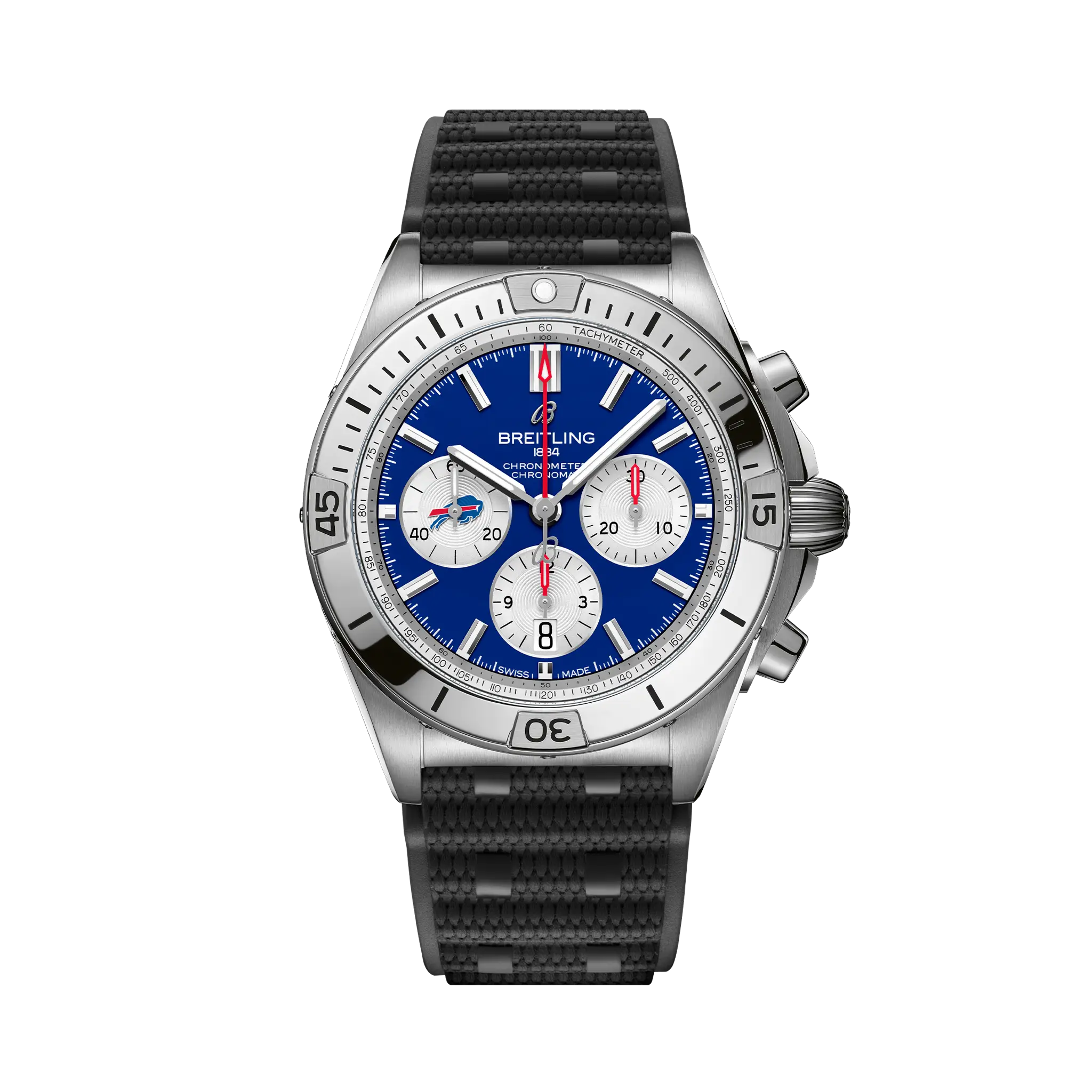 【Super Clone】Breitling Chronomat B01 42 NFL Buffalo Bills Edition AB01342B1C3S1