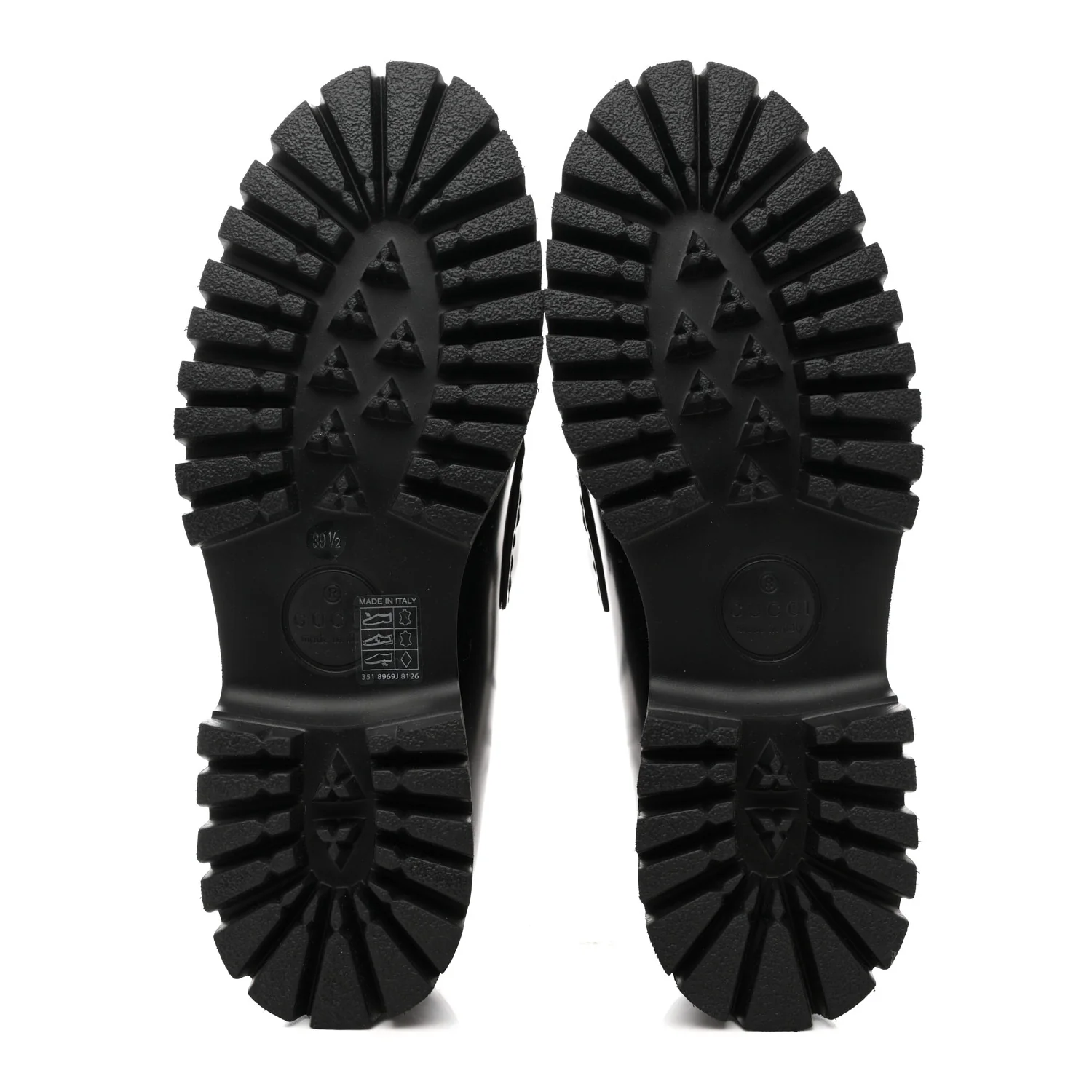 Cordovan Lux Womens Horsebit 45mm Platform Loafers 39.5 Black