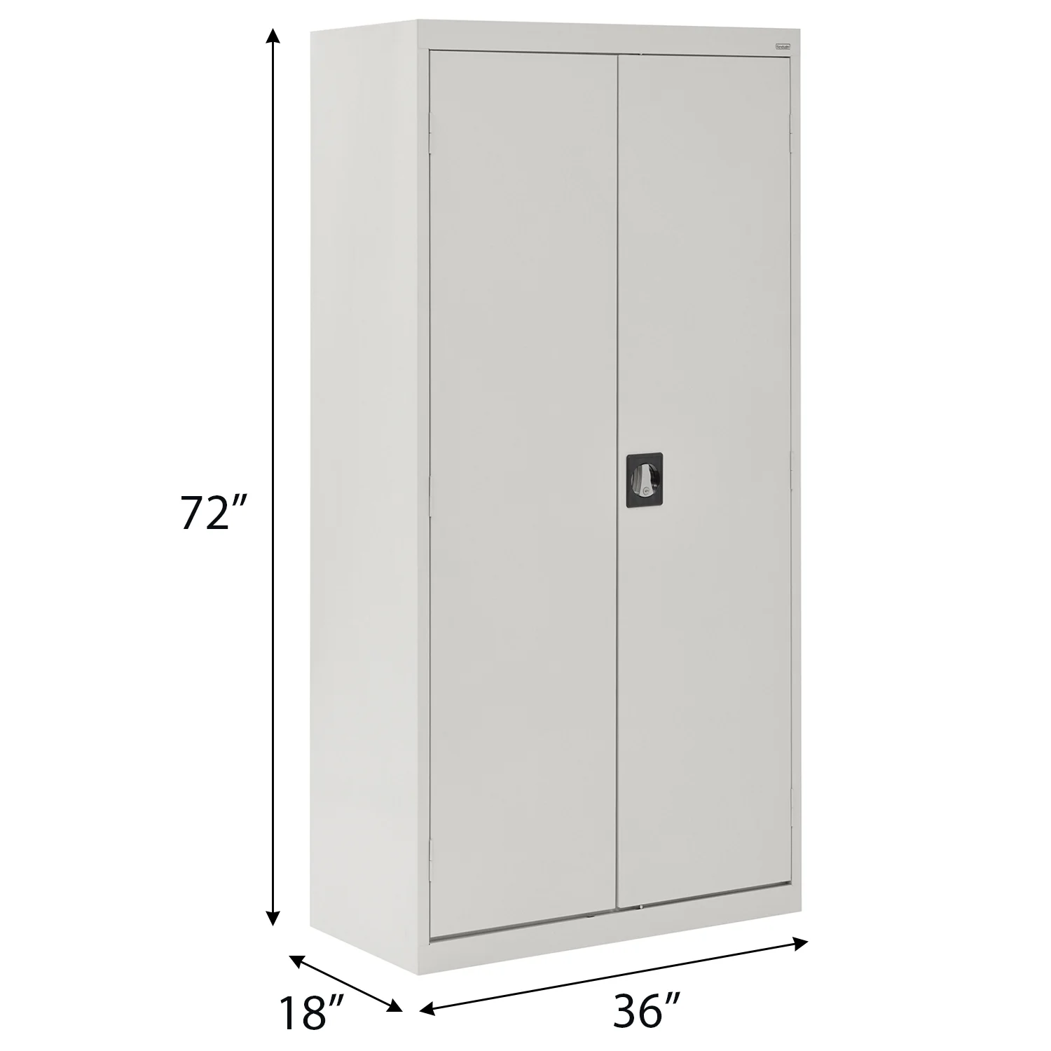 Elite Series Steel Freestanding Garage Cabinet in Dove Gray (36 in. W x 72 in. H x 18 in. D)(Dove Gray) - Image 6
