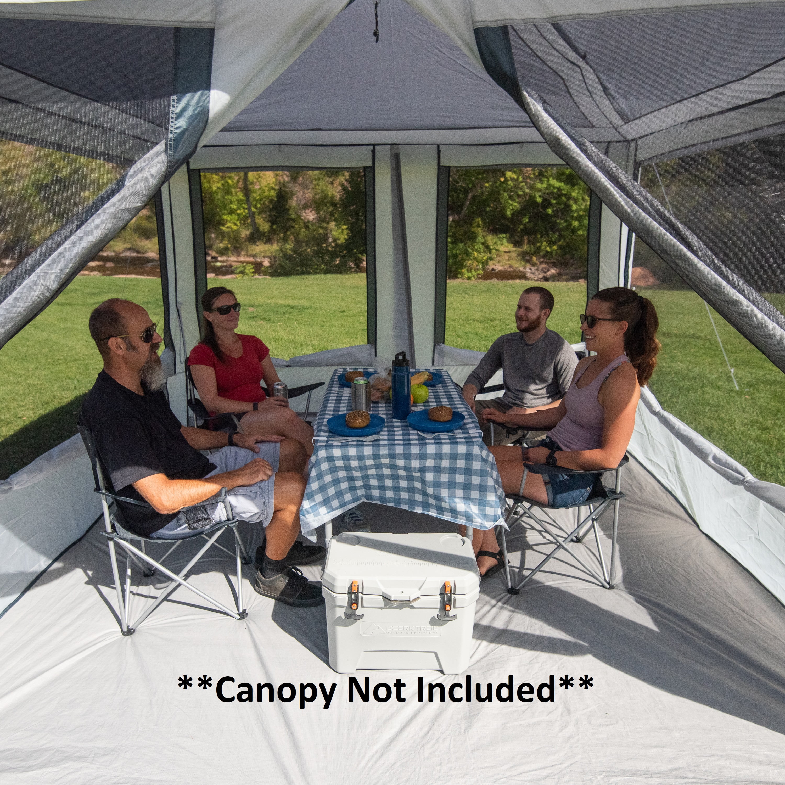 7-Person 2-in-1 Screen House Connect Tent with 2 Doors, Canopy Sold Separately - Image 6