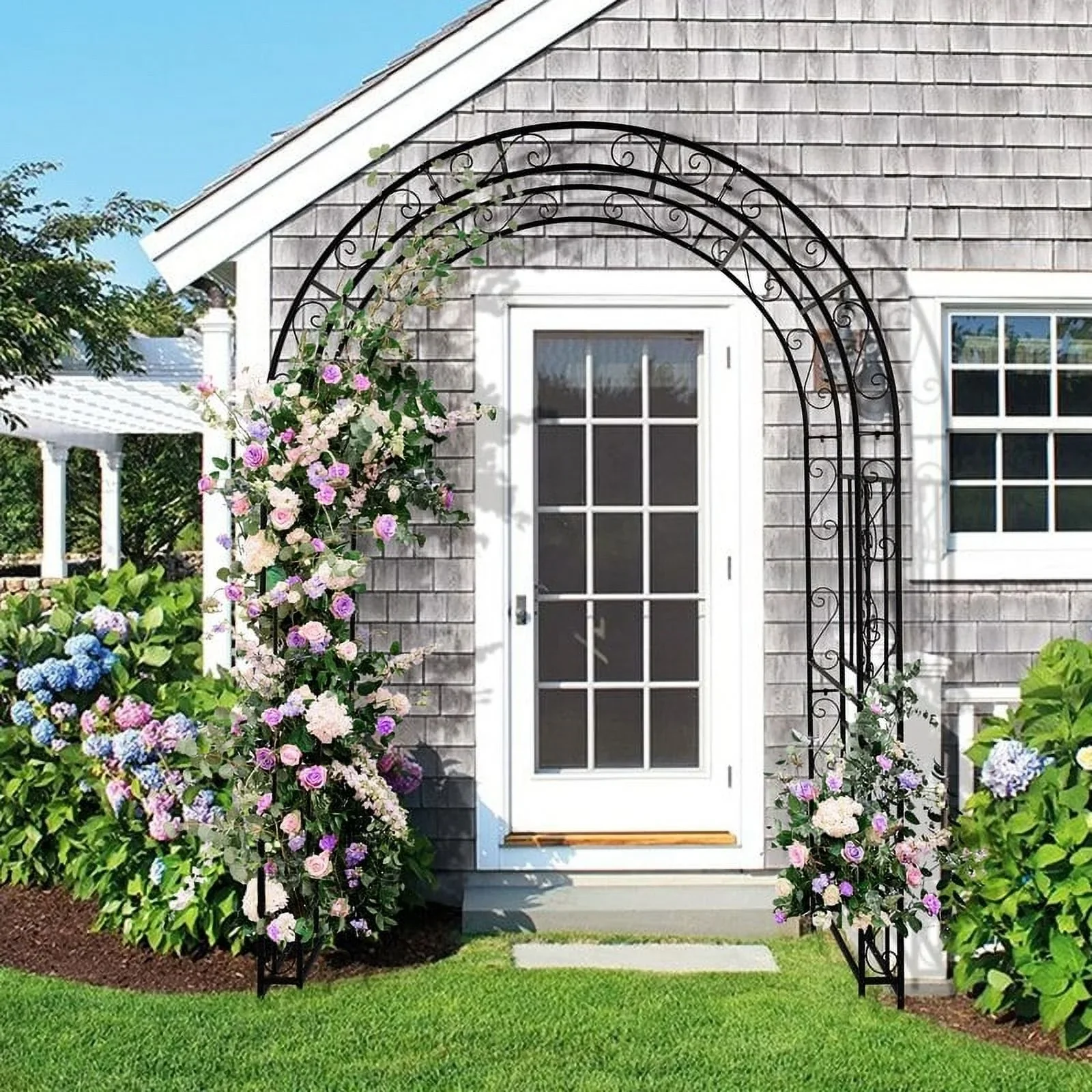 7 Ft. H Iron Garden Arbor