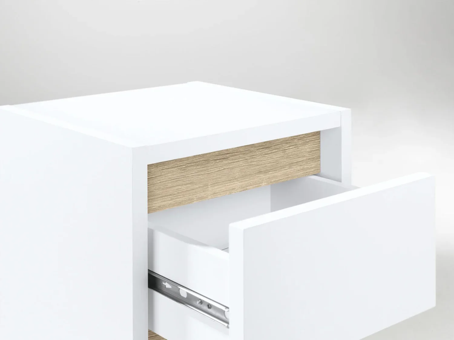 LIVARNO home Armoire latrale de salle de bains Oslo, 32 x 99 x 30 cm, blanche