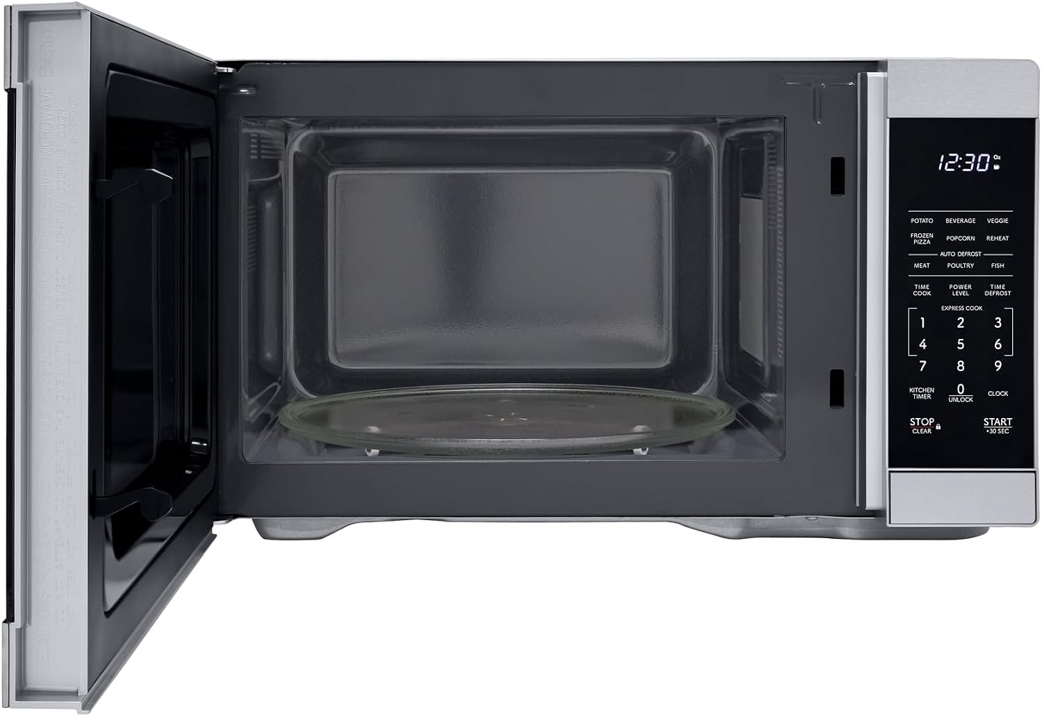Sharp SMC1162KS 1.1 cu1000W Stainless Steel Countertop Microwave Oven