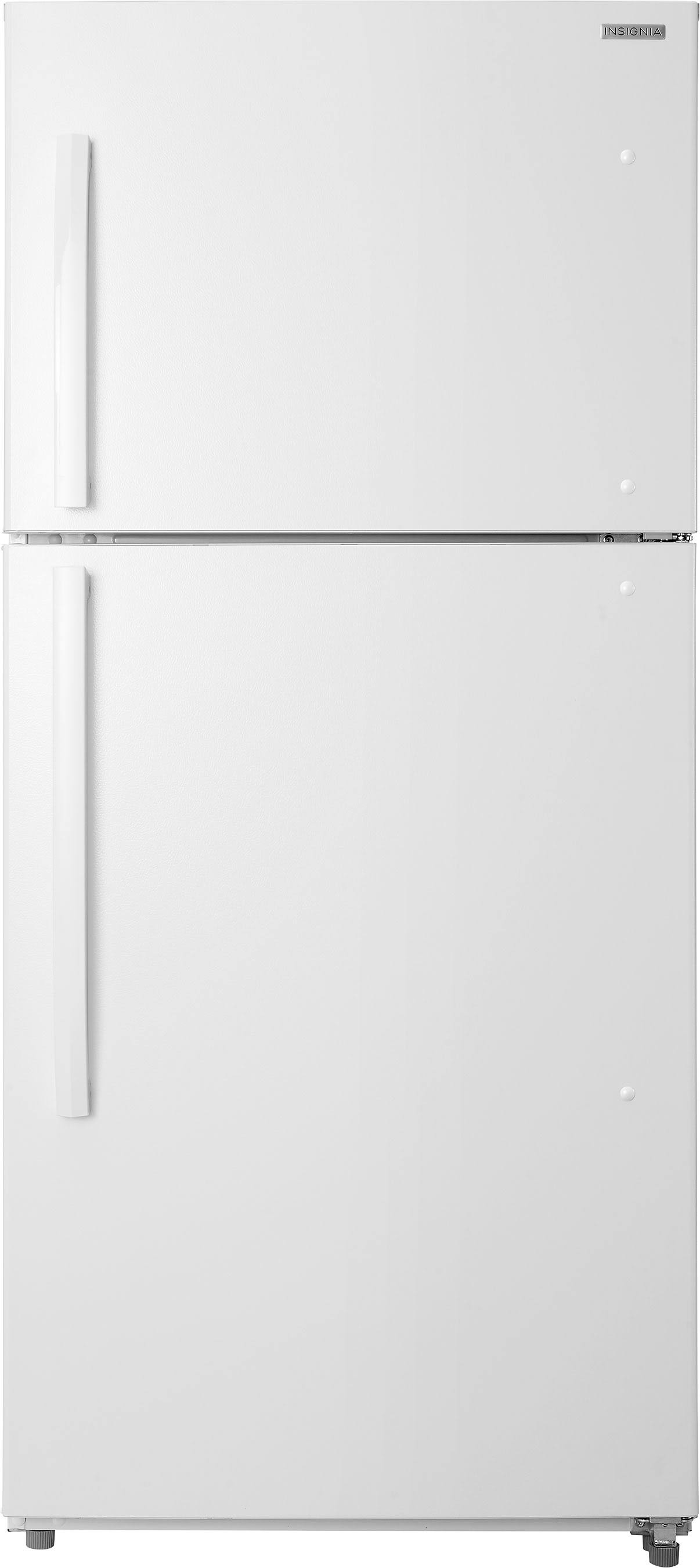 Insignia - 18 Cu. ft. Top-Freezer Refrigerator - White