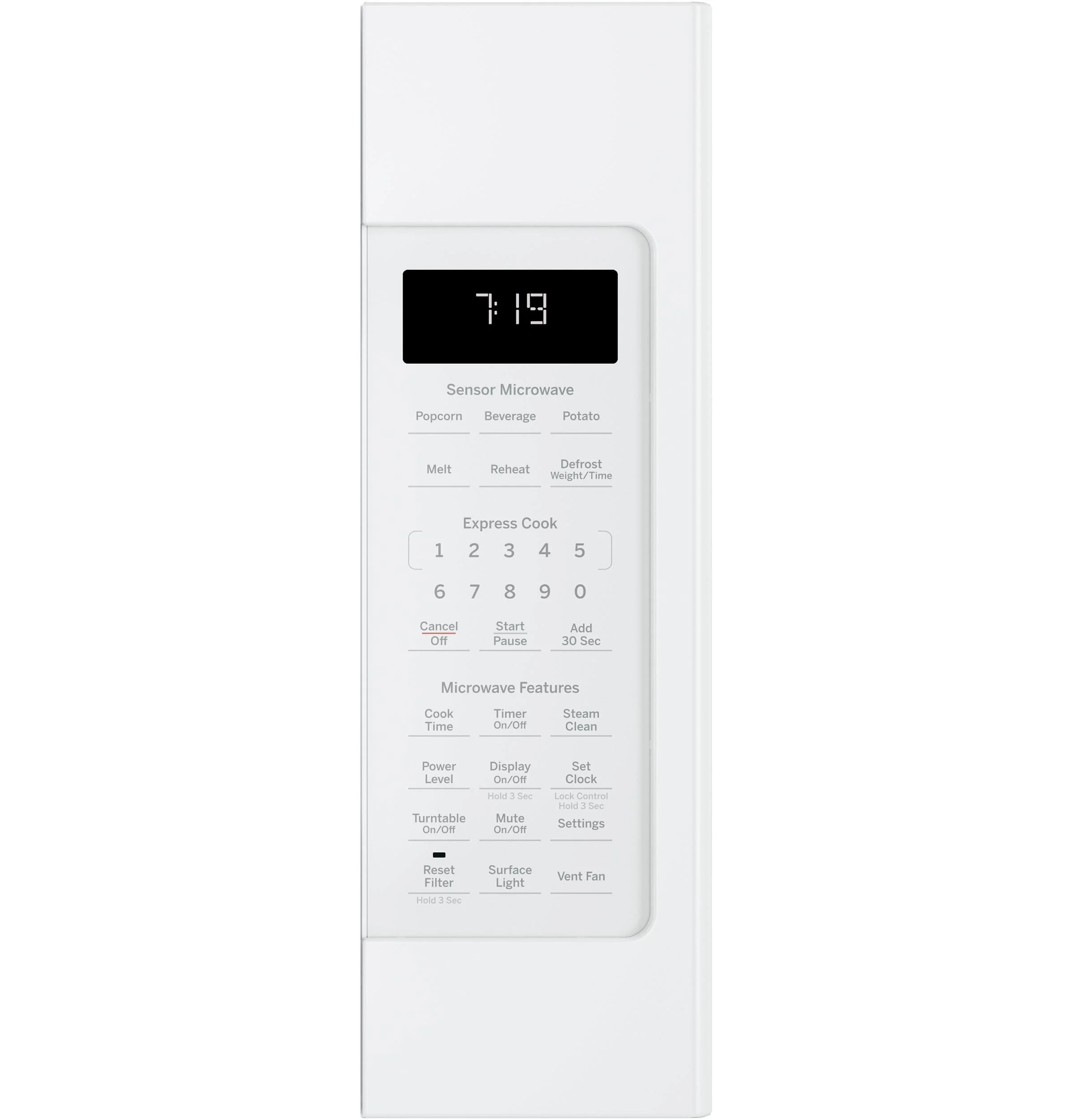 APPLIANCES JVM7195DKWW over the range microwave(White) - Image 2