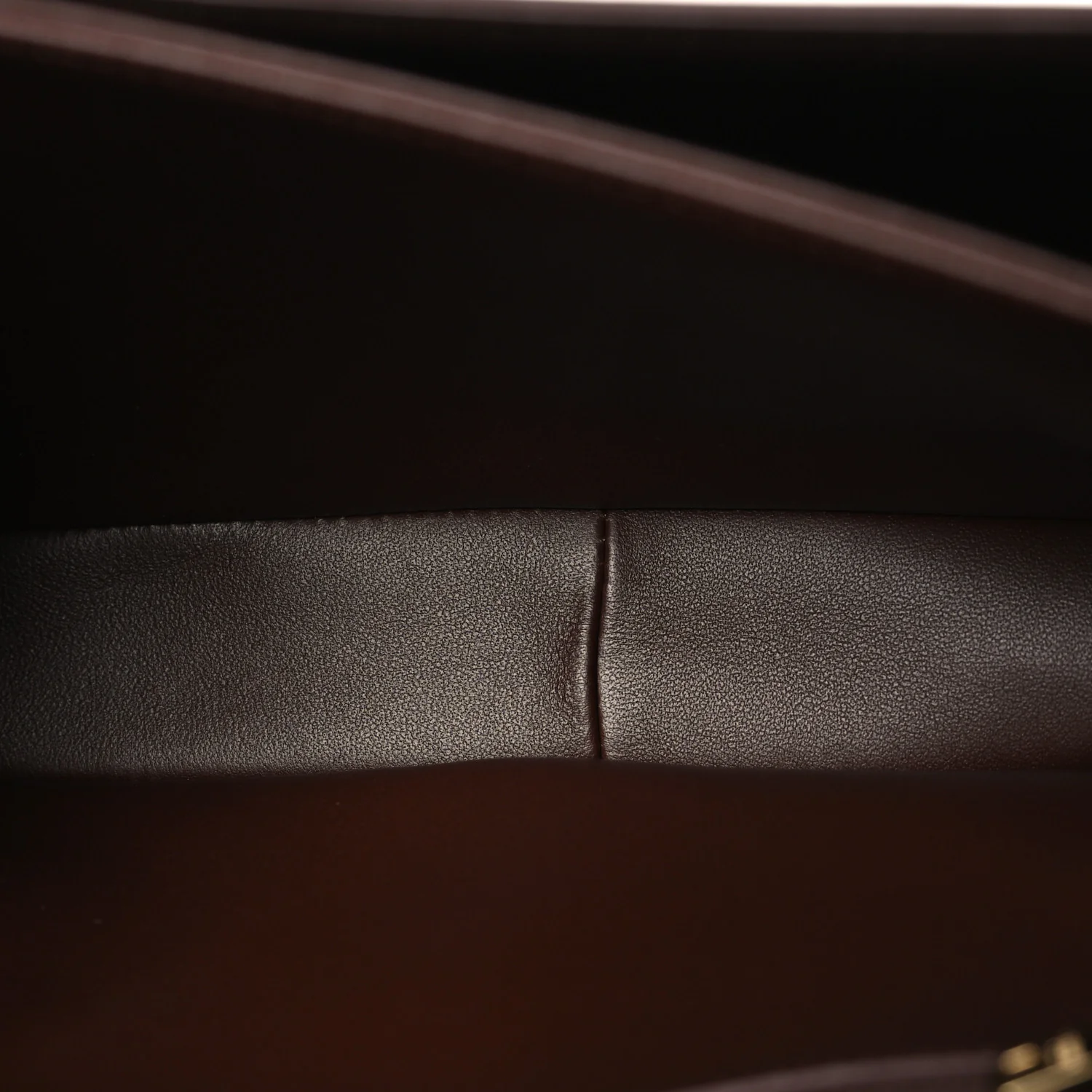 Shiny Calfskin Medium Triomphe Chestnut